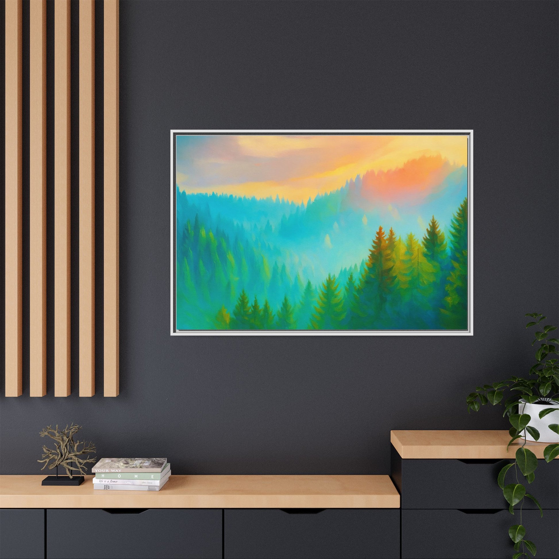 Serene Sun Forest Nature