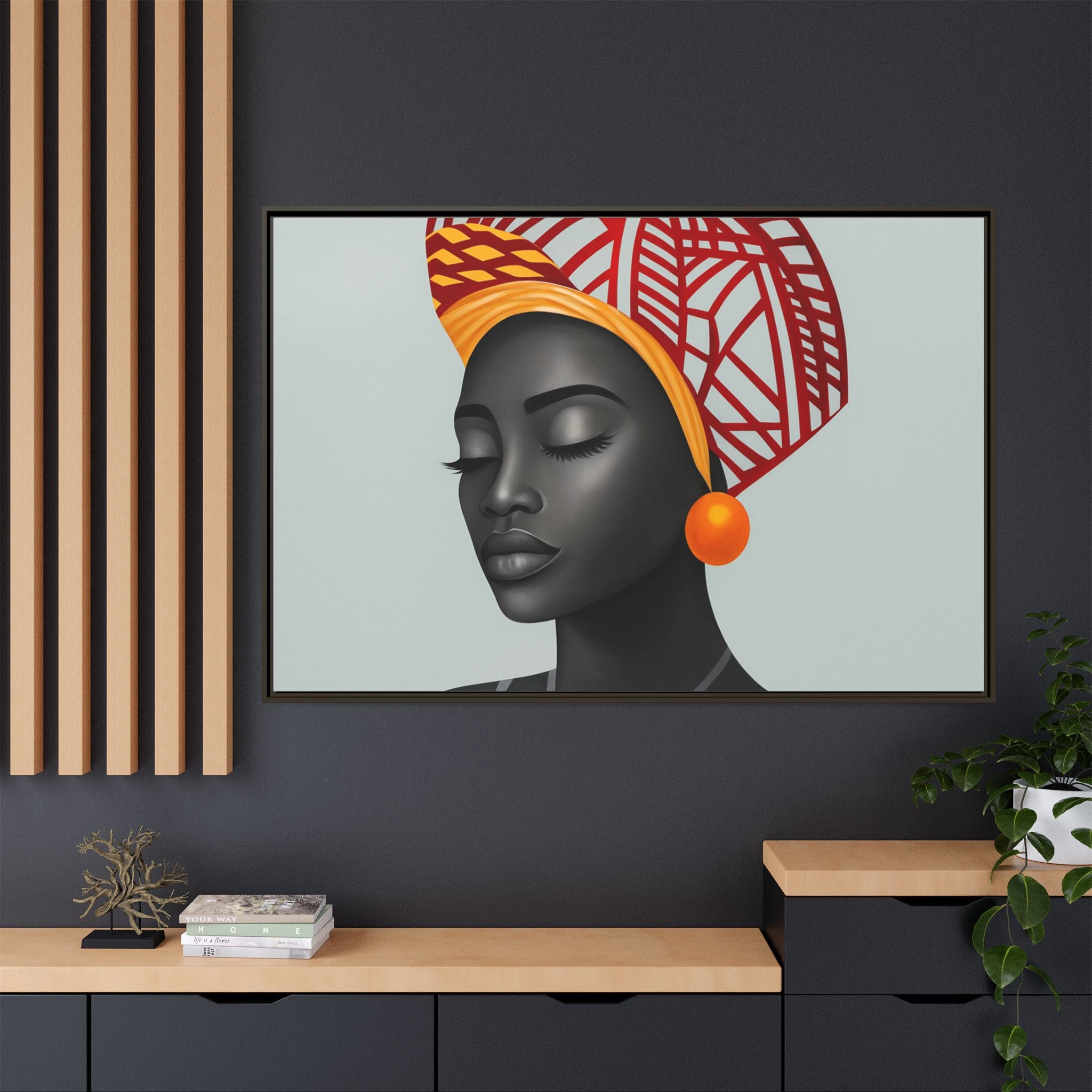 African Woman Humility