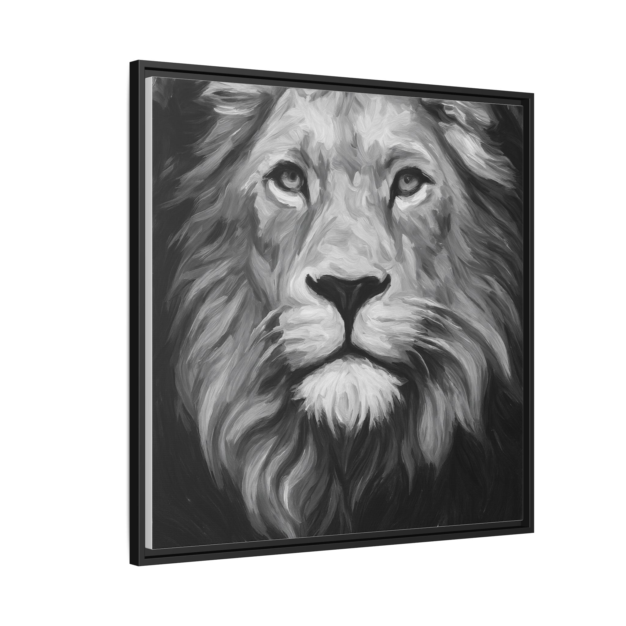 Black and White Lion 1