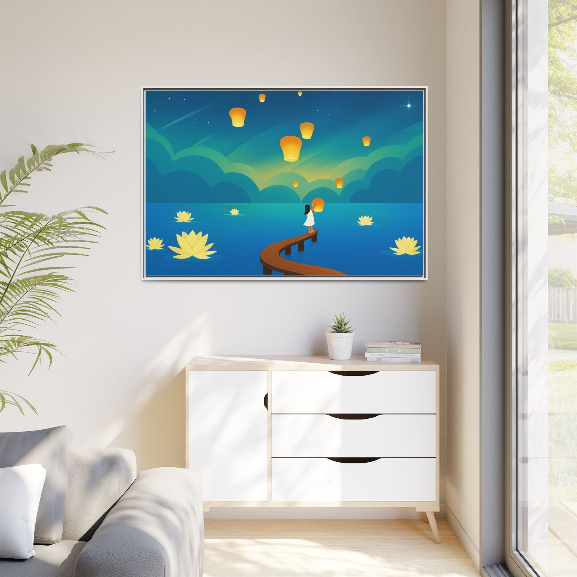 Serene Lantern Dreams