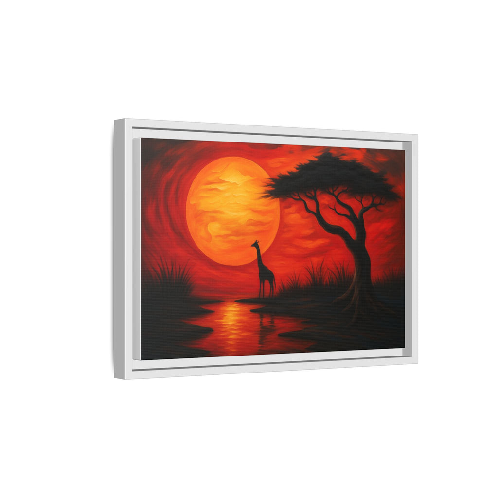 Giraffe Savanna Sunset