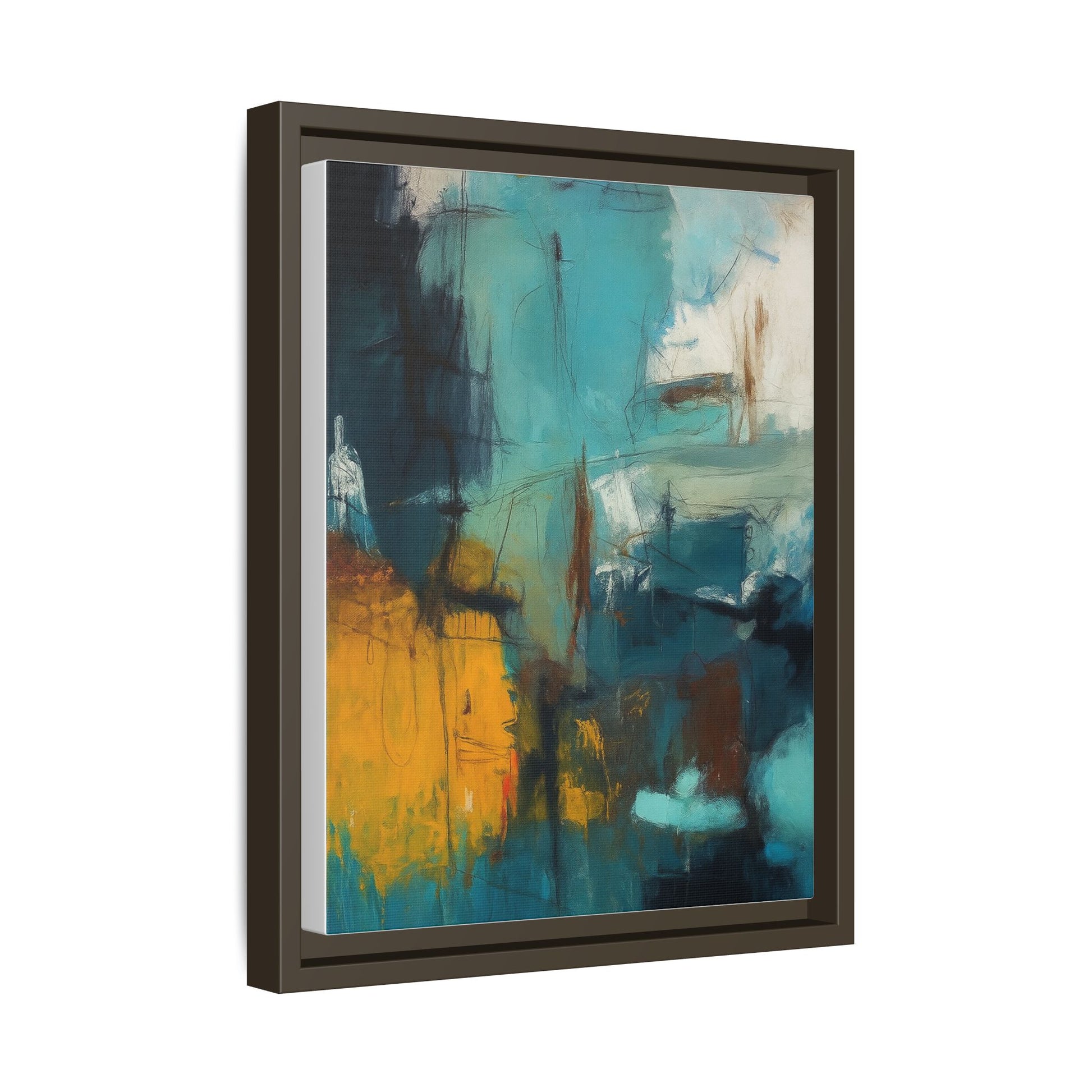 Abstract Blue Gold