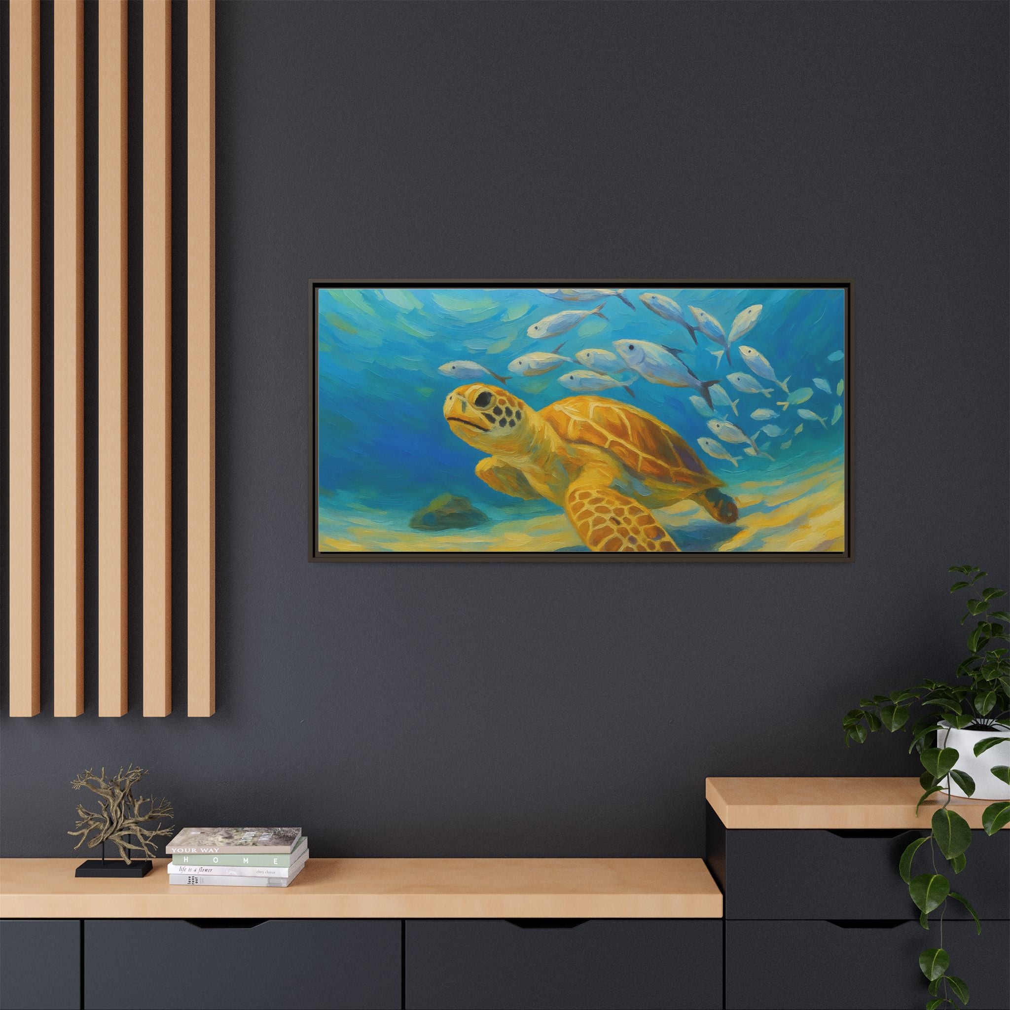 Underwater Sea Turtle life