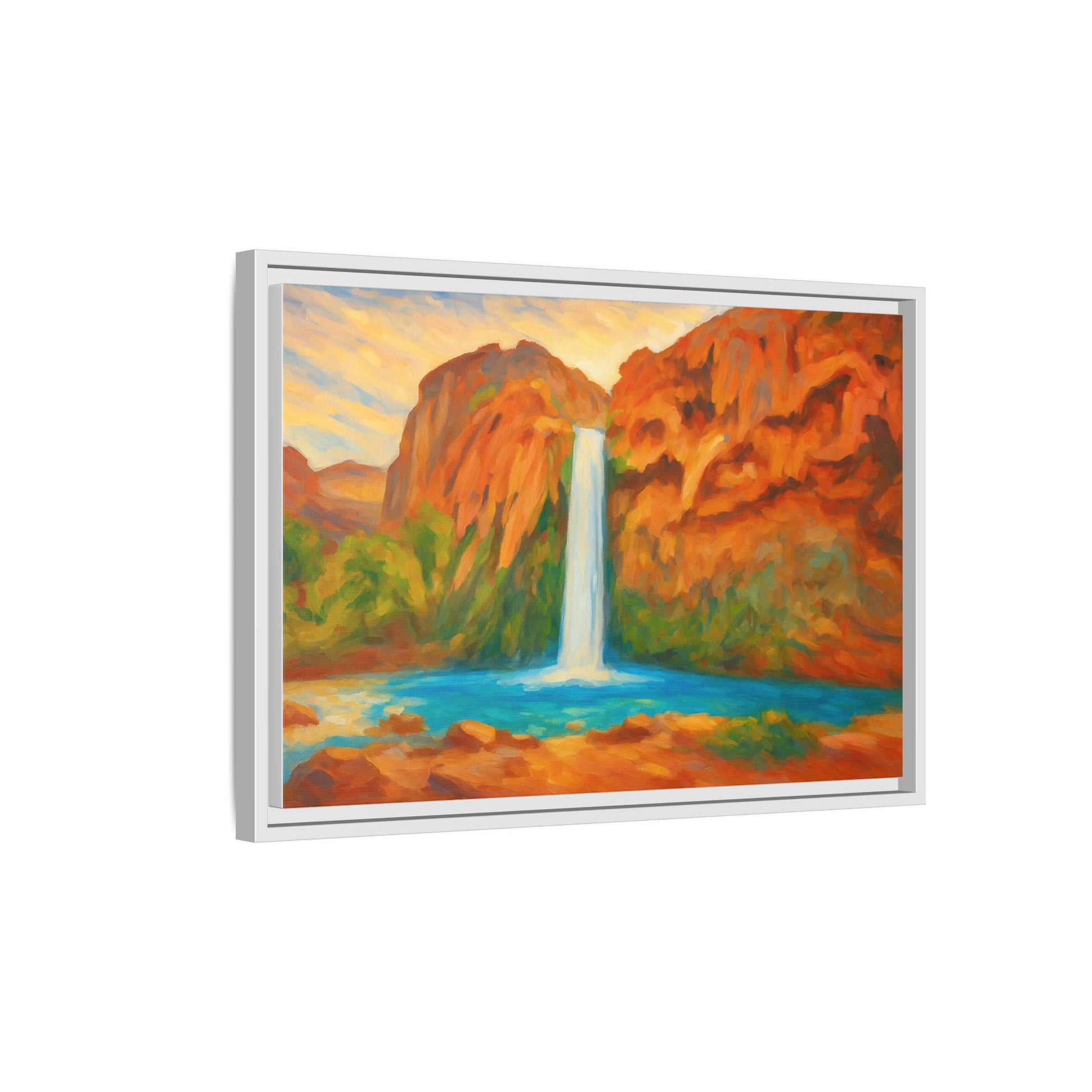Waterfall Landscape Nature