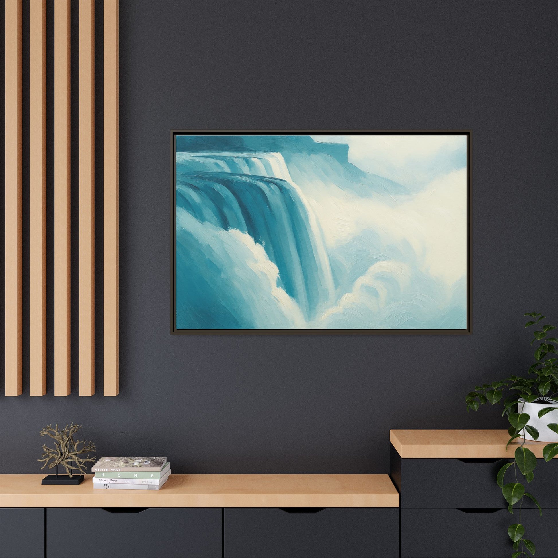 Blue Beautiful Waterfall