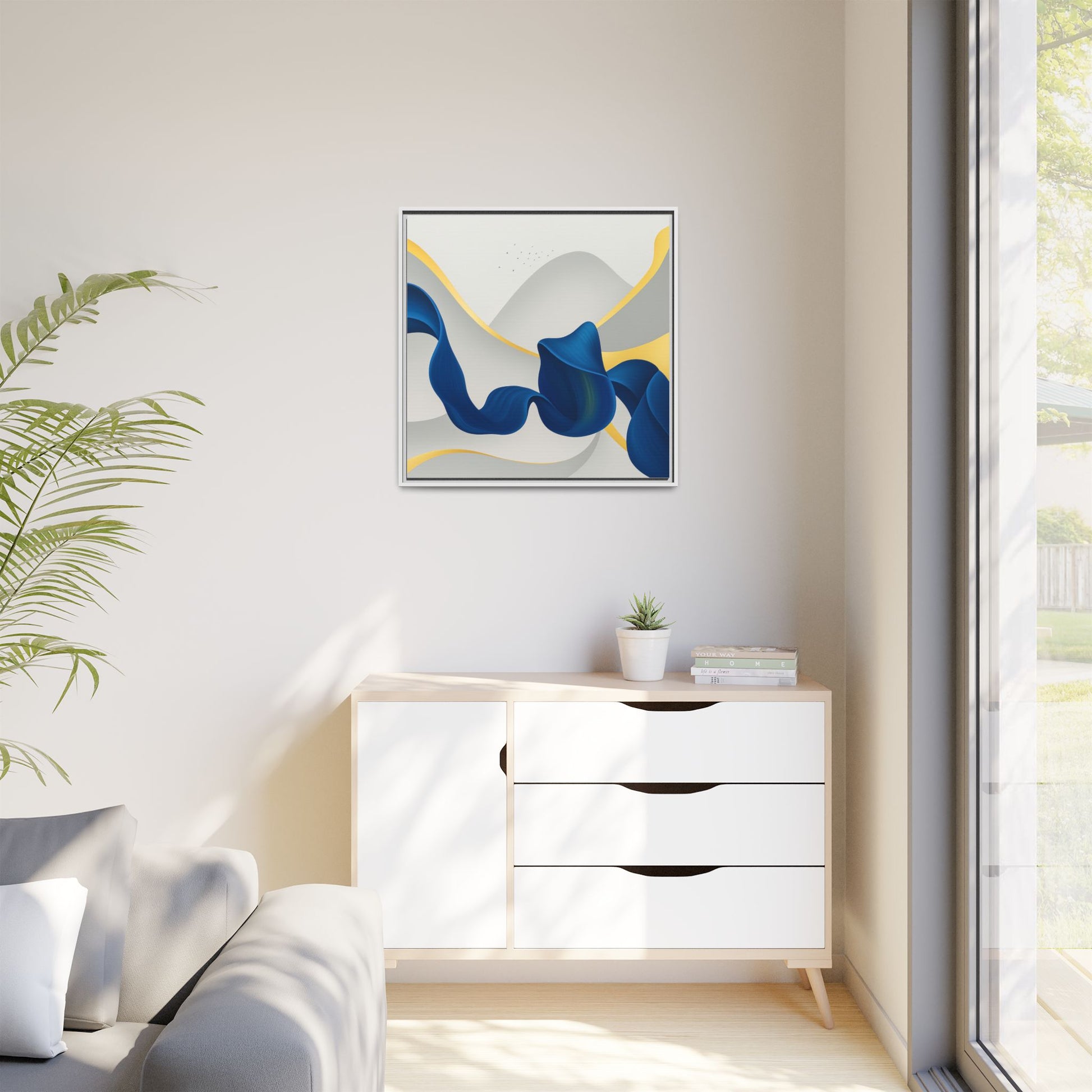 Stylish Blue Twist