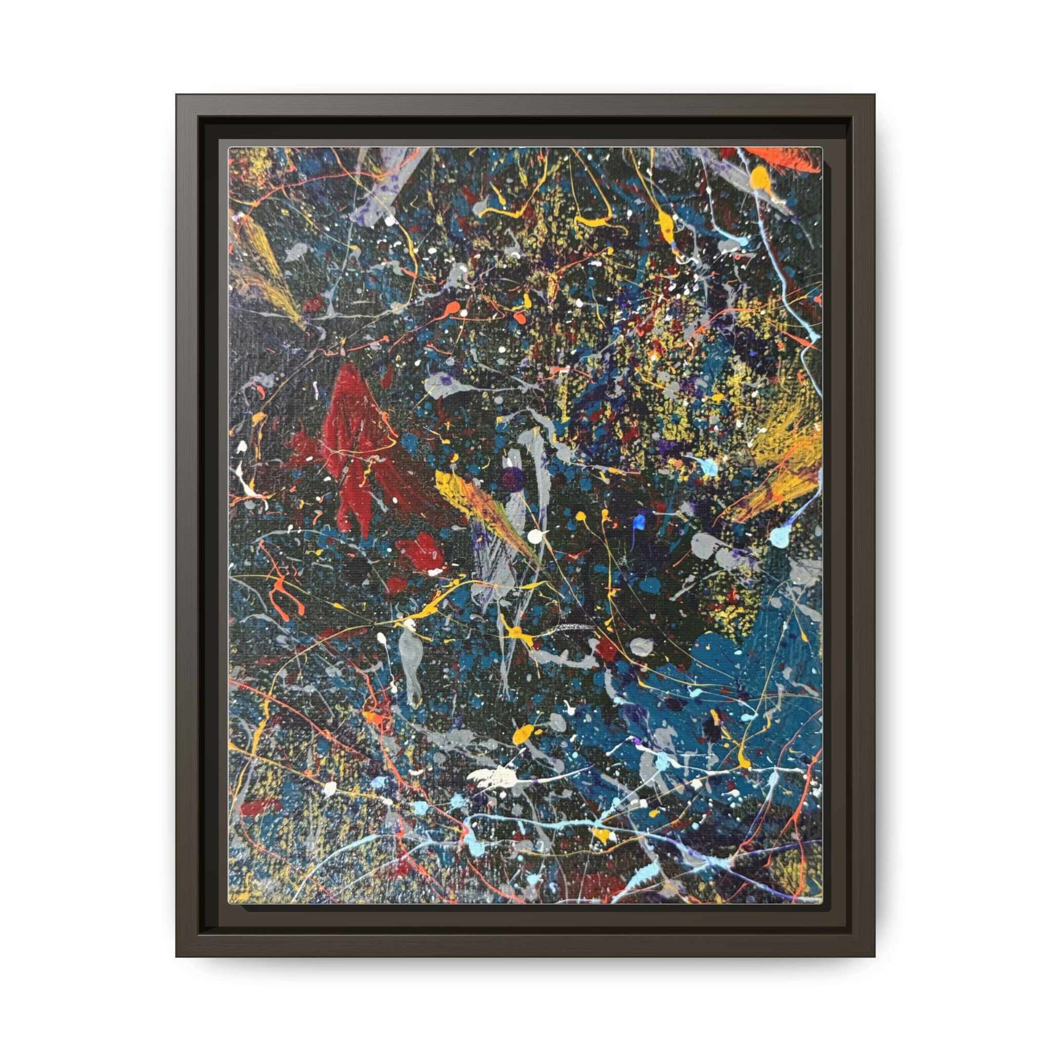 Colorful Abstract Framed Canvas Art