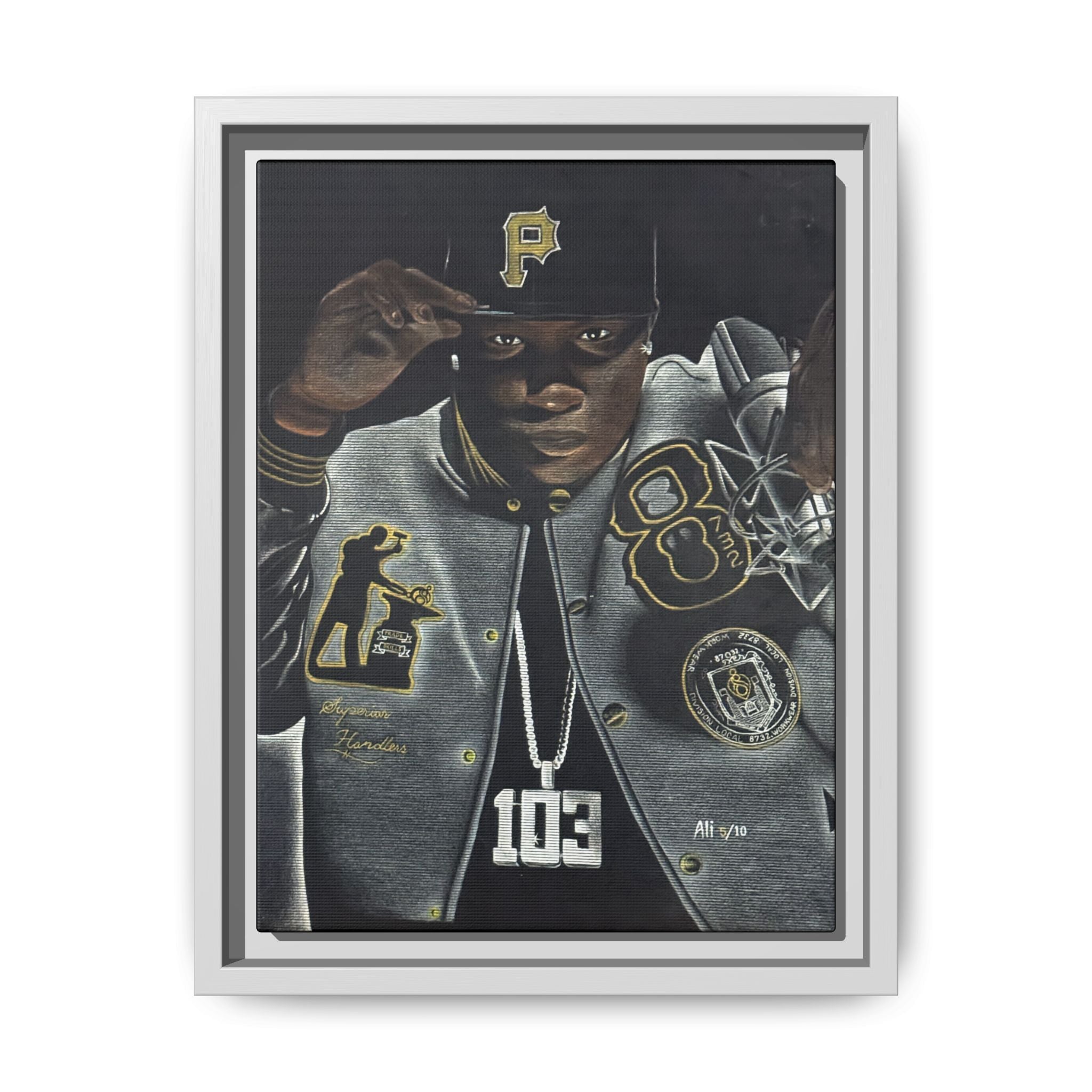 Canvas Looking in the Mirror Wall Art