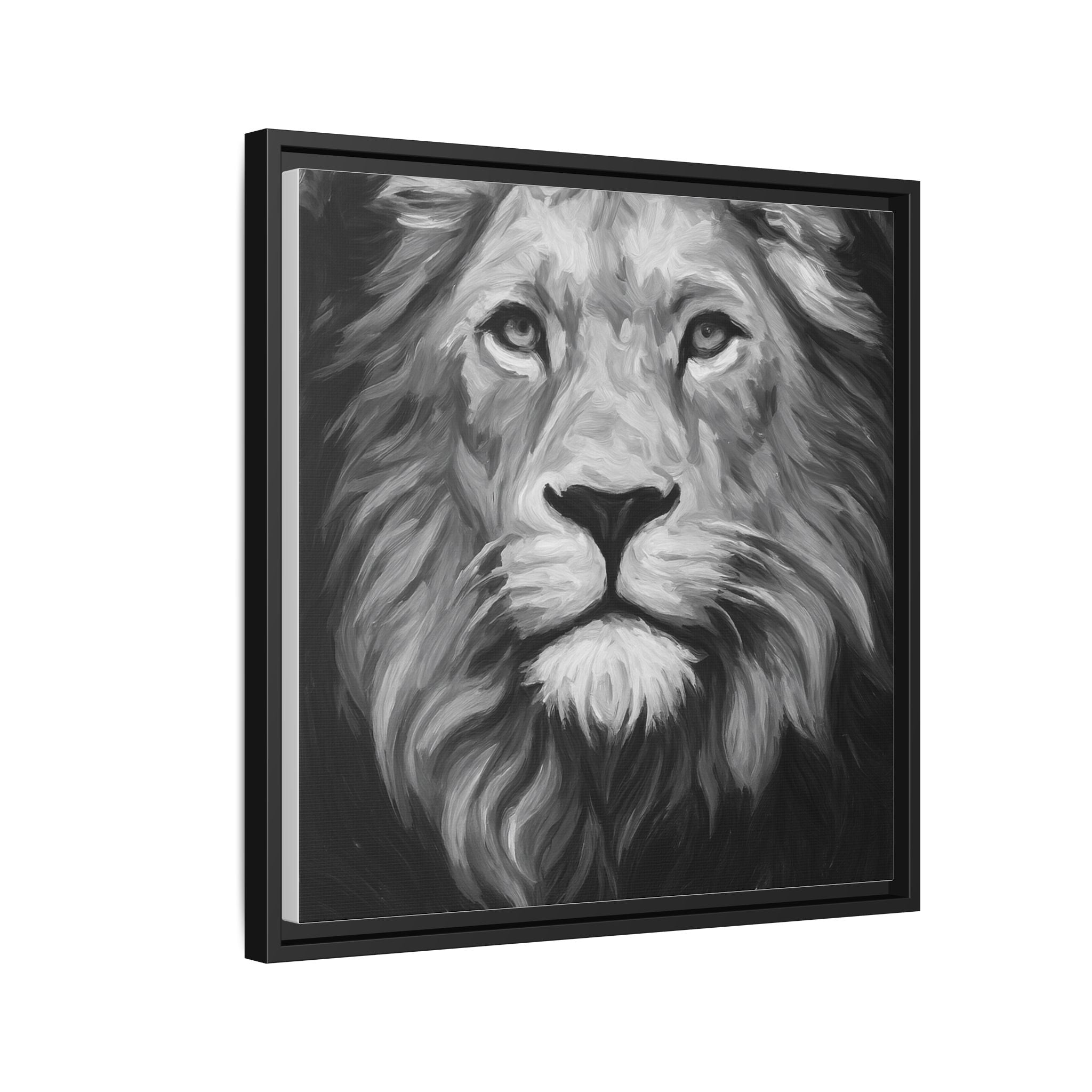 Black and White Lion 1