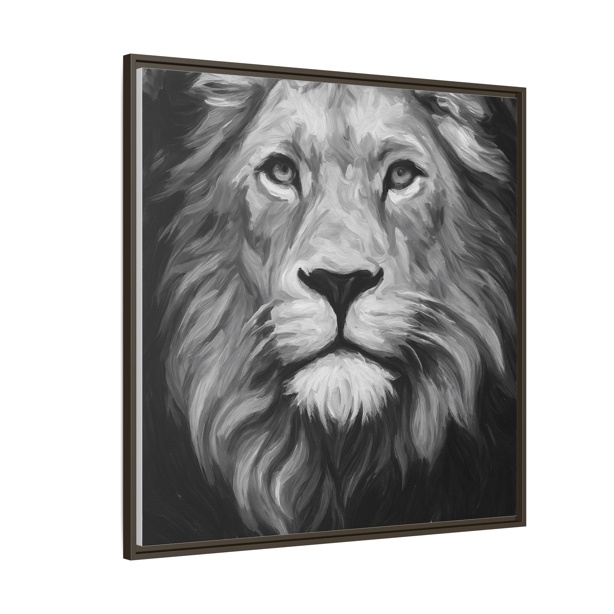 Black and White Lion 1