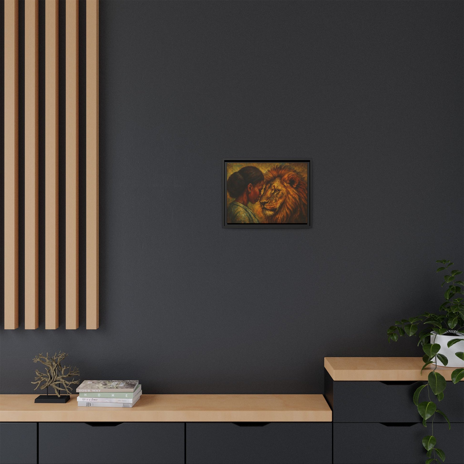 Lion and Woman