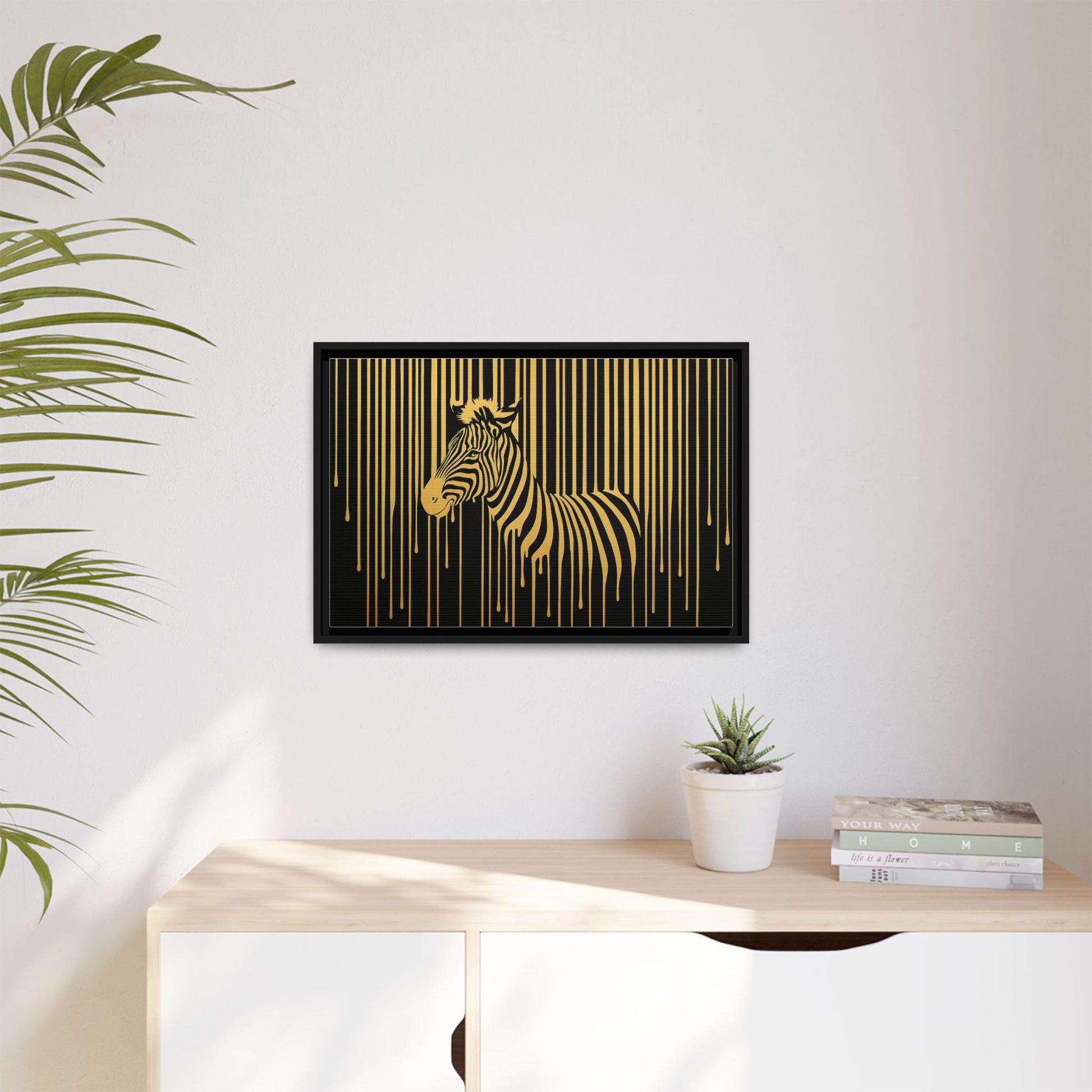 Gold Dripping Zebra