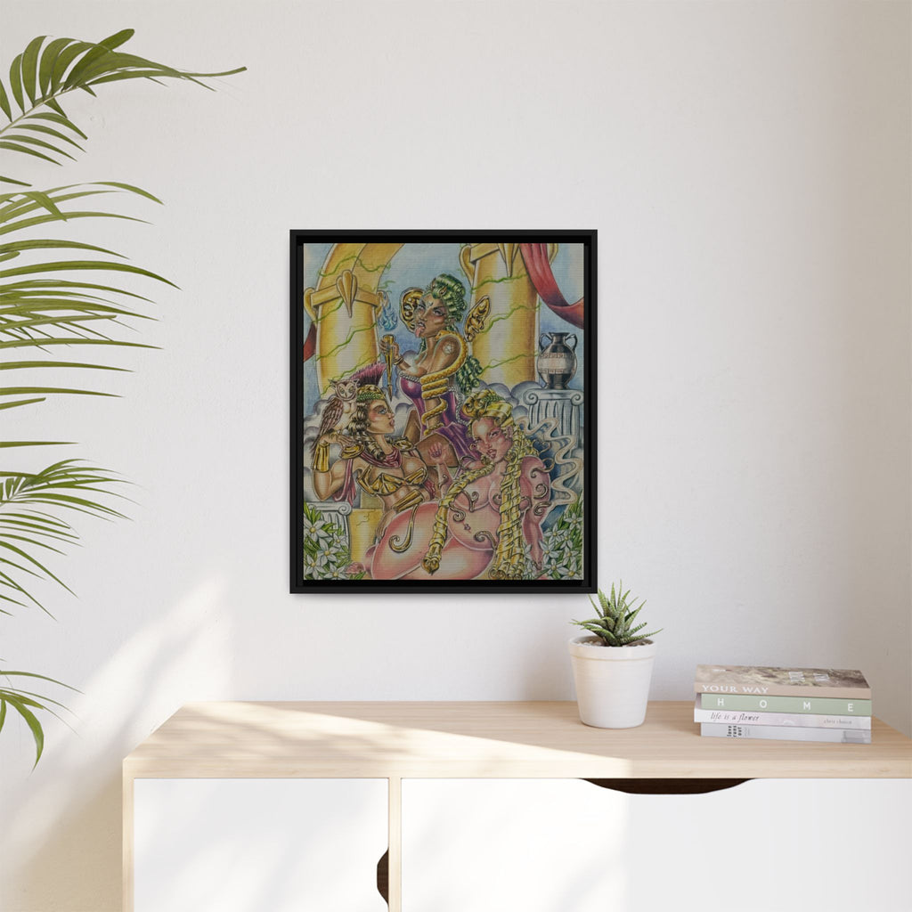 Canvas Art Print - Many Faces