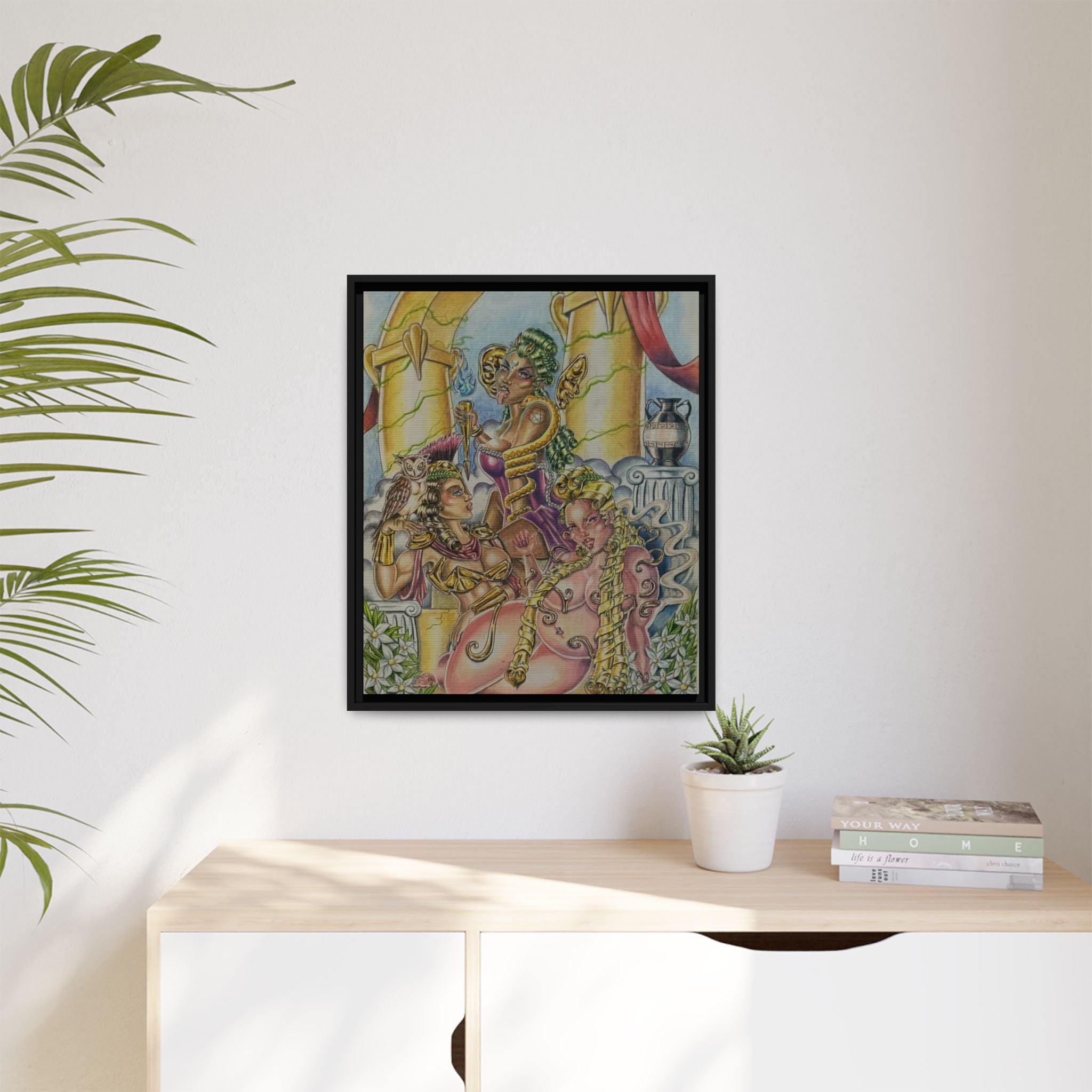 Canvas Art Print - Many Faces