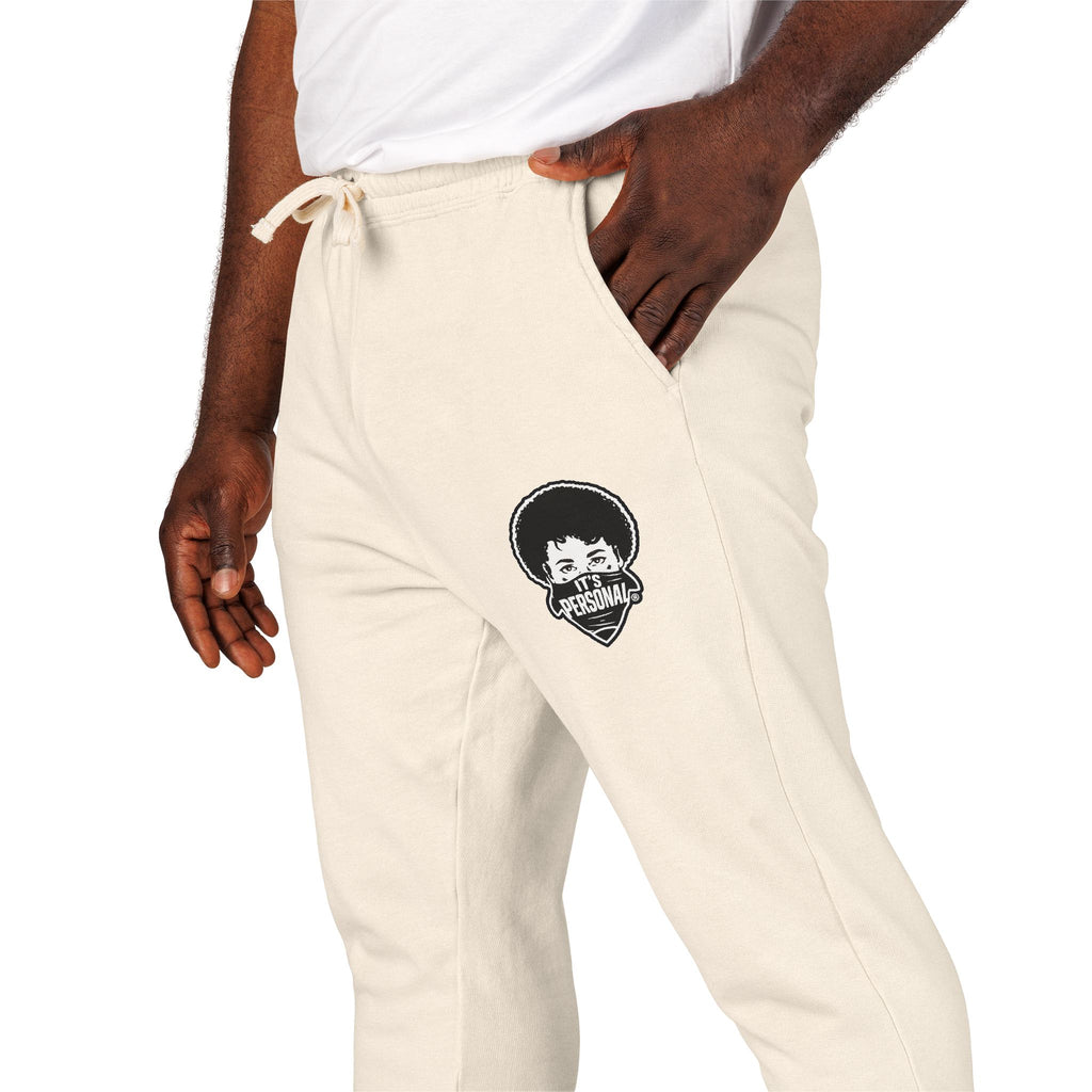 It's Personal Cream Fleece Sweatpants