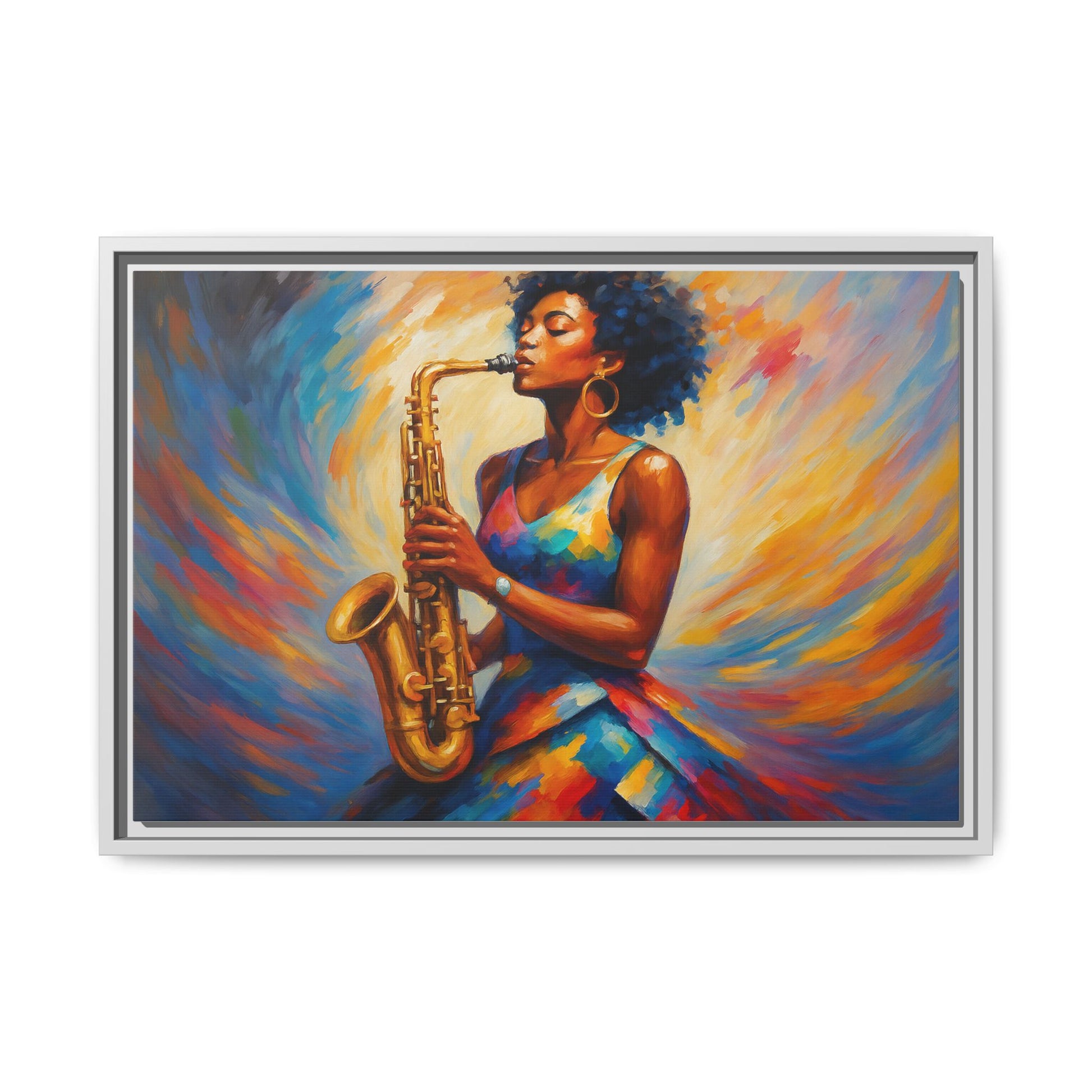 Vibrant Jazzy Lady