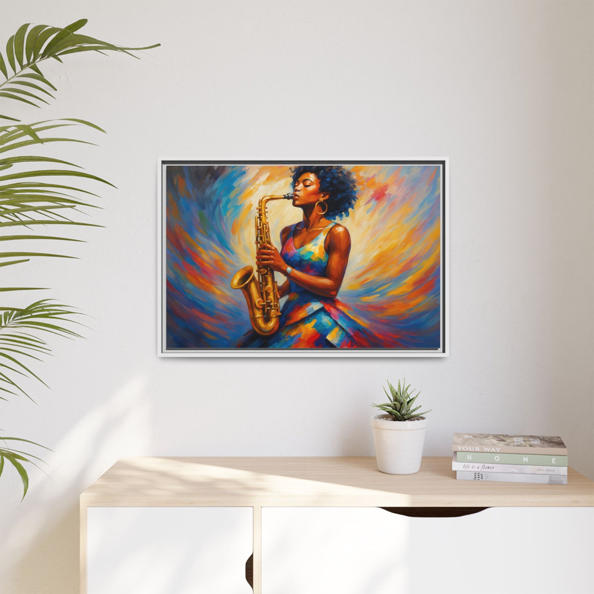 Vibrant Jazzy Lady