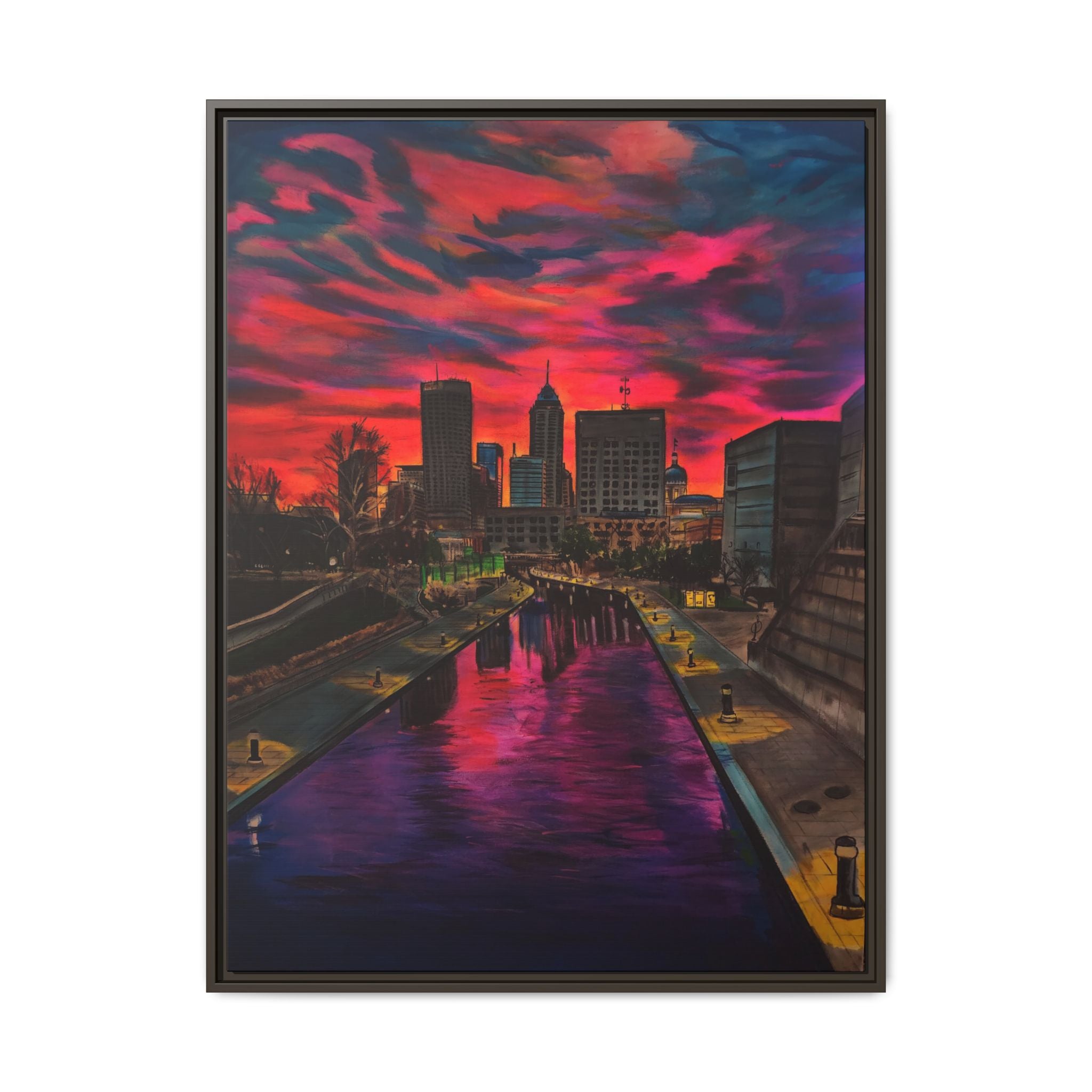 Vibrant Canal Cityscape