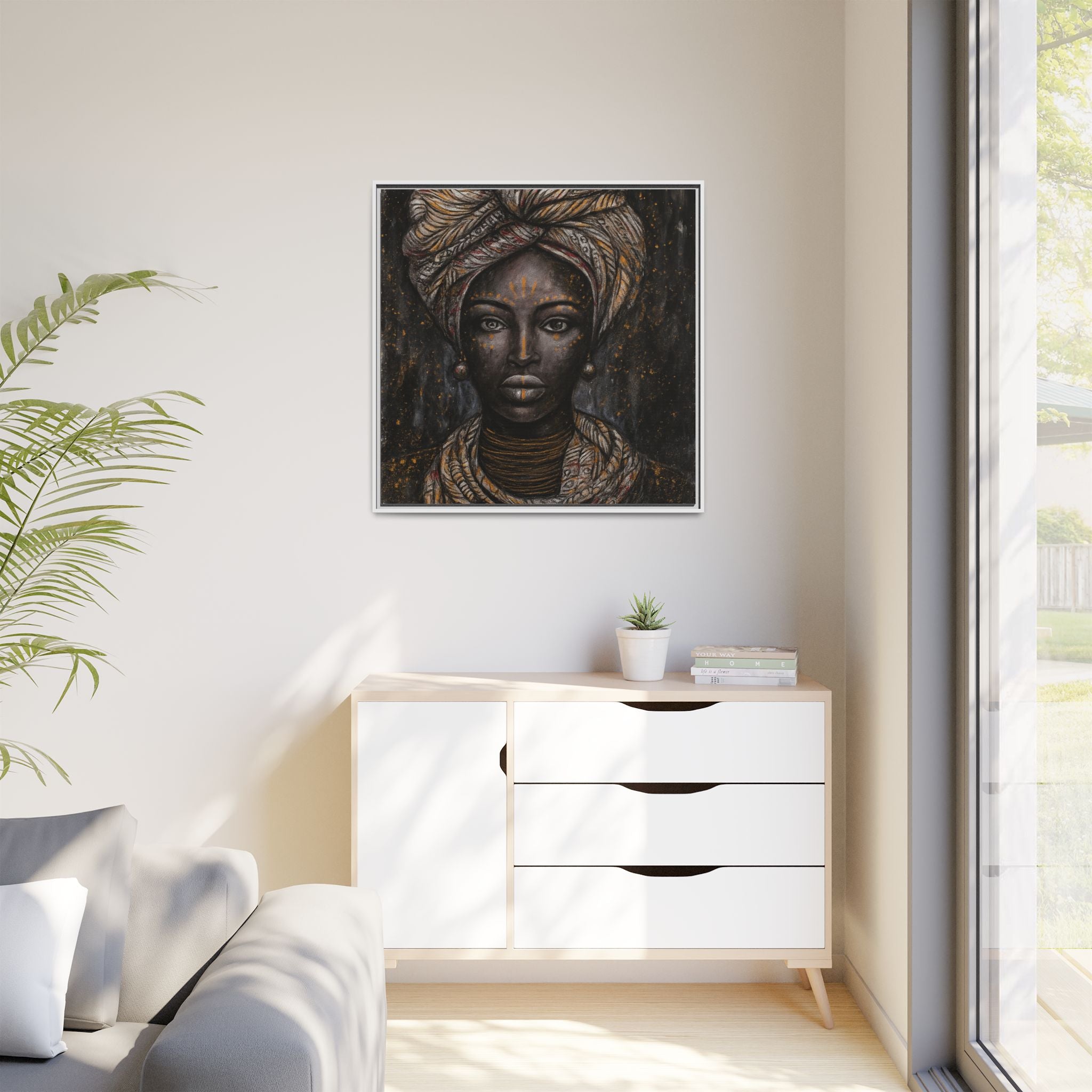 Artistic African Lady
