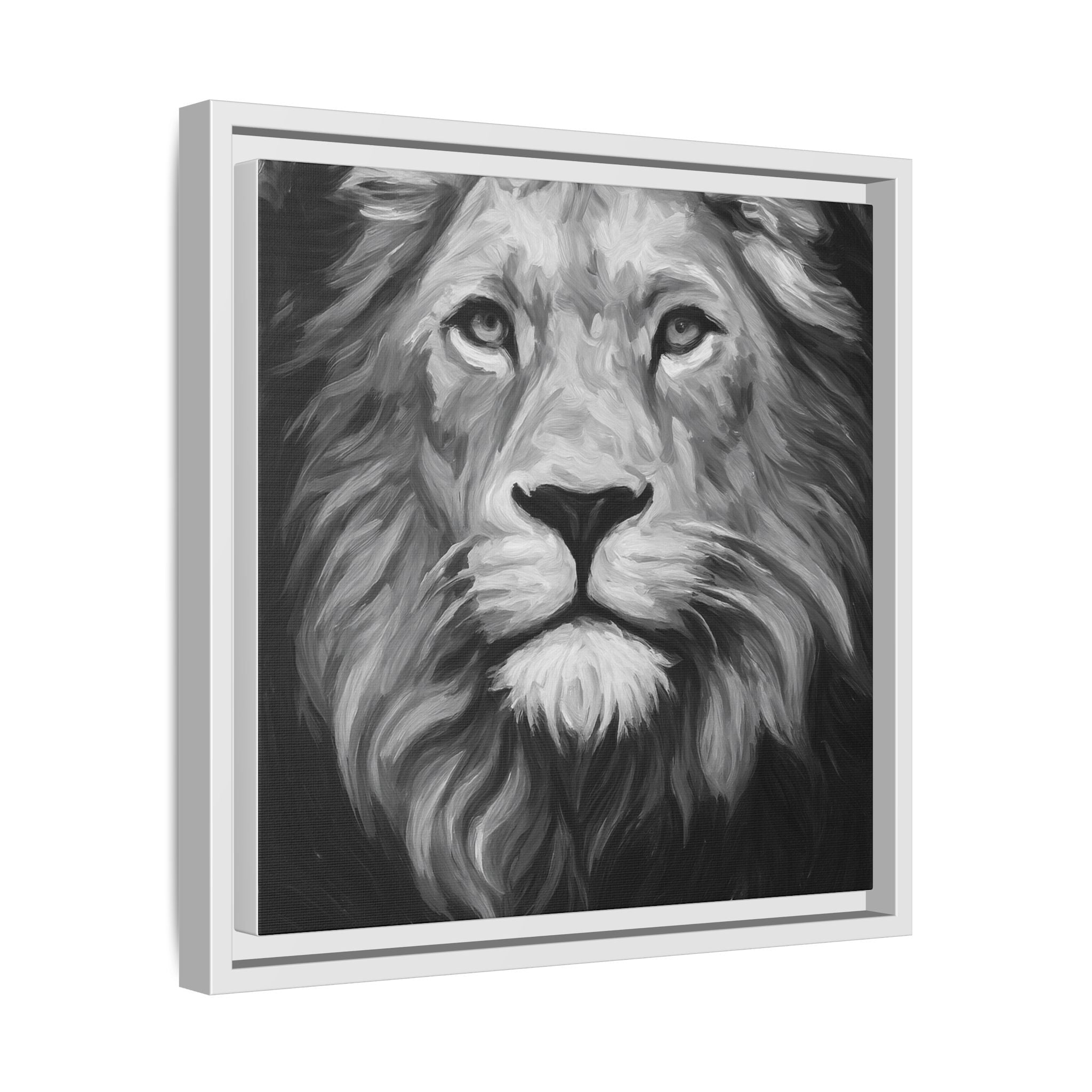 Black and White Lion 1