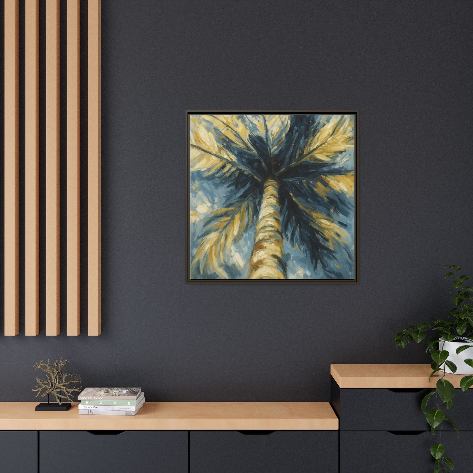 Blue Palm Tree