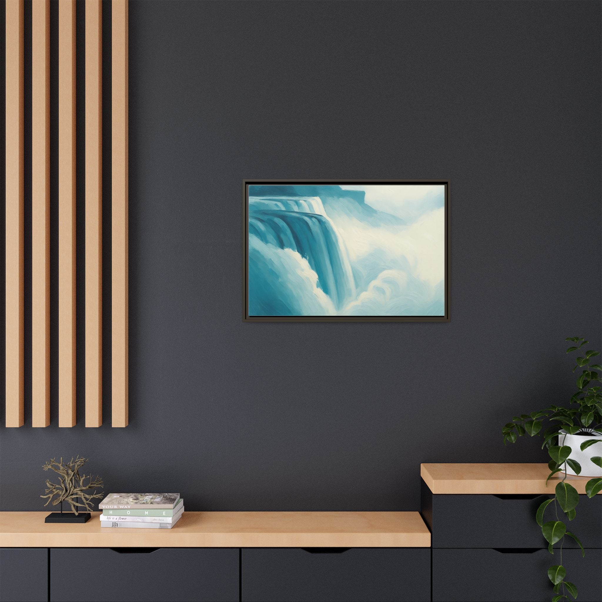 Blue Beautiful Waterfall