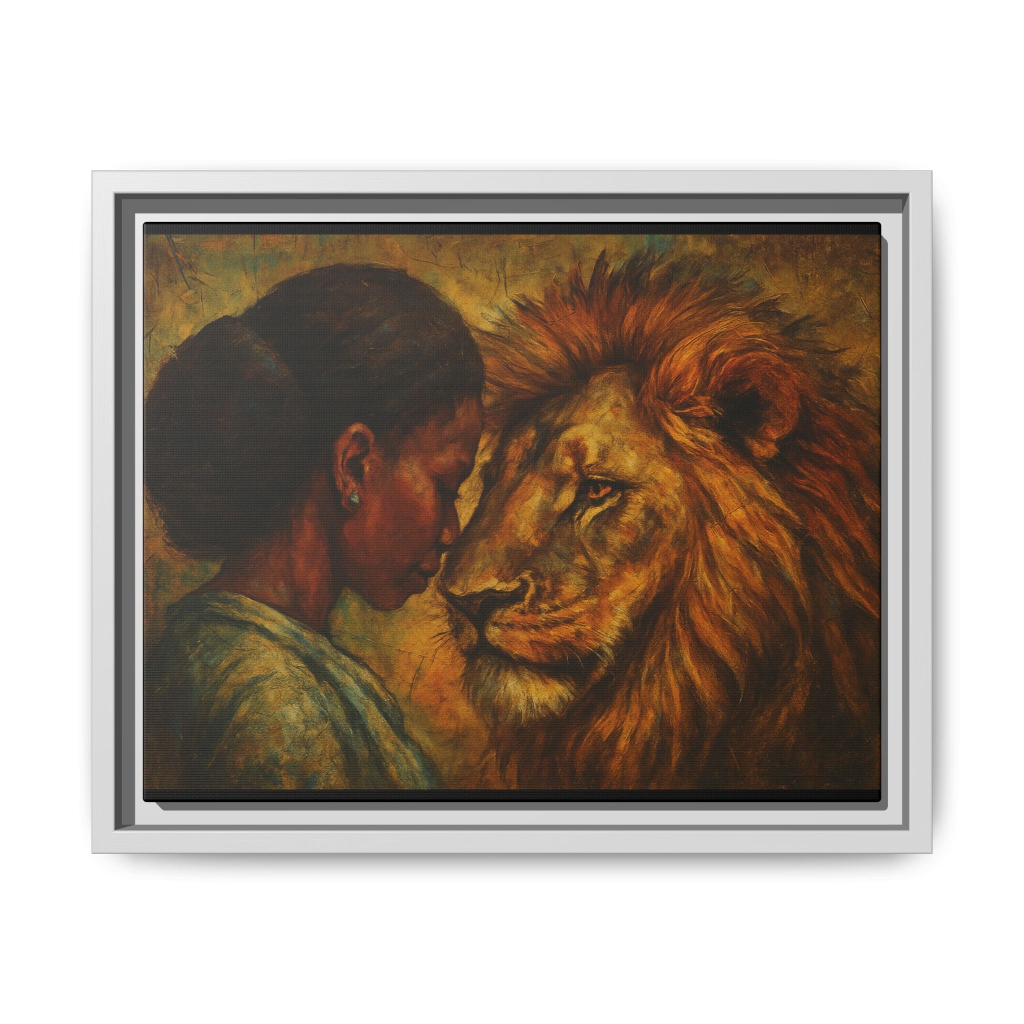 Lion and Woman