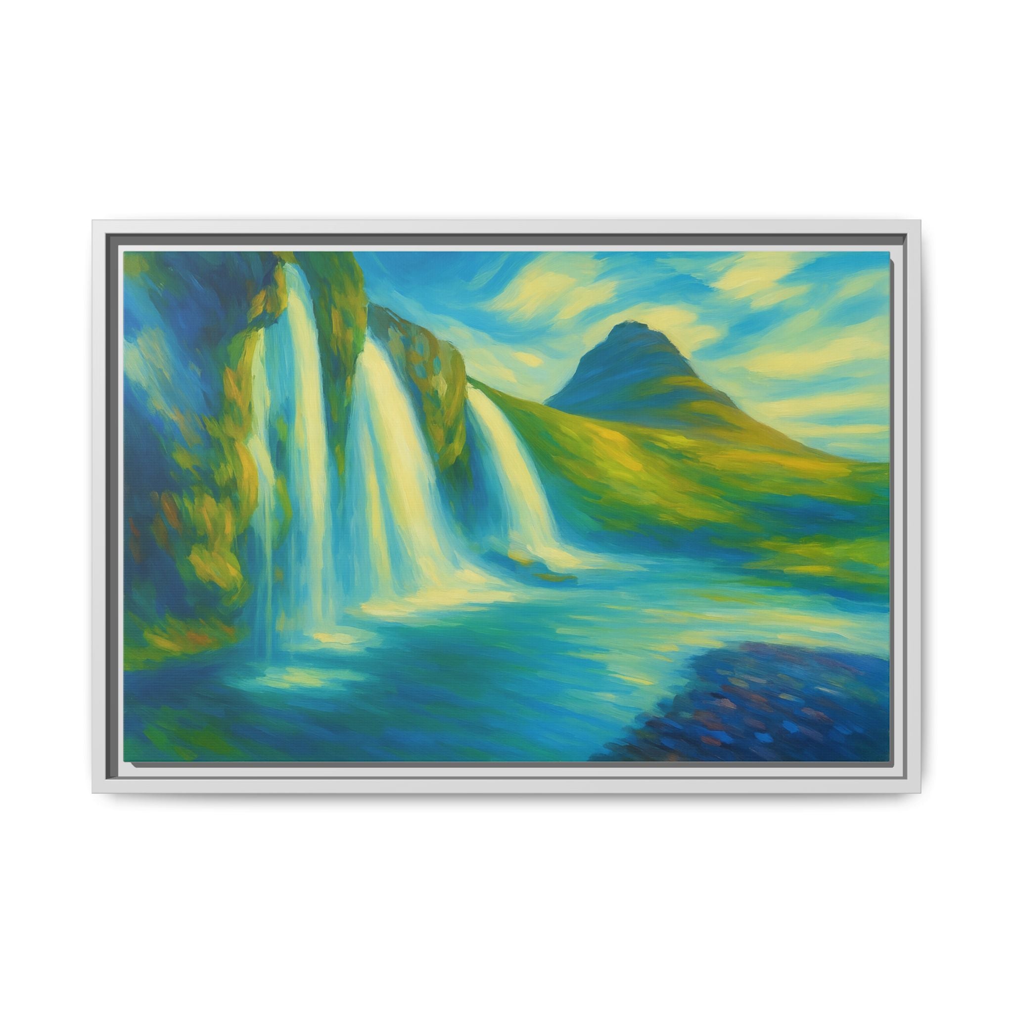 Waterfall Green Landscape