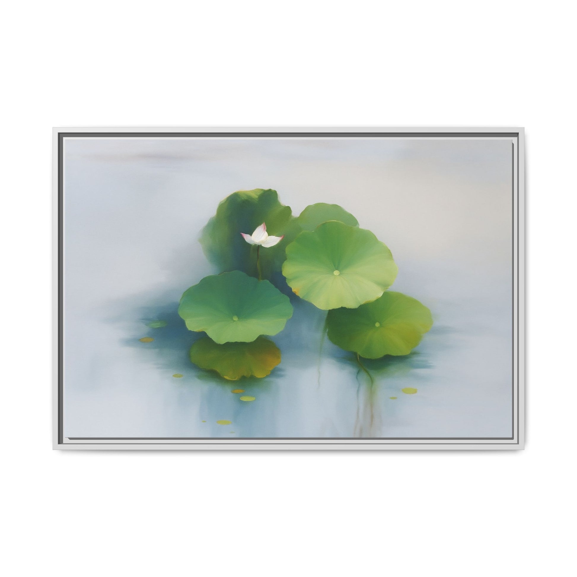 Serene Green Lotus