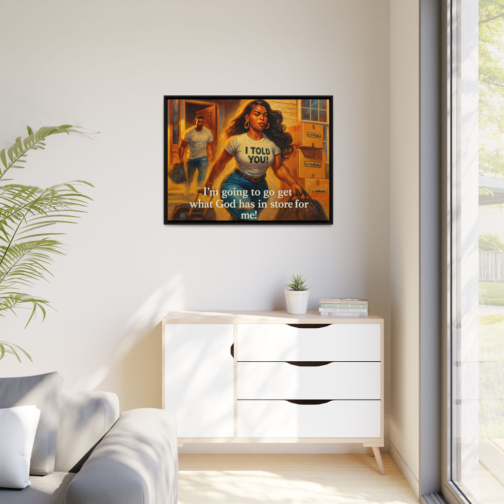 Inspirational Framed Canvas Art - Motivational Wall Decor, Home Office Wall Art, Gift for Her, Uplifting Quote Art, Positive Vibes [...]