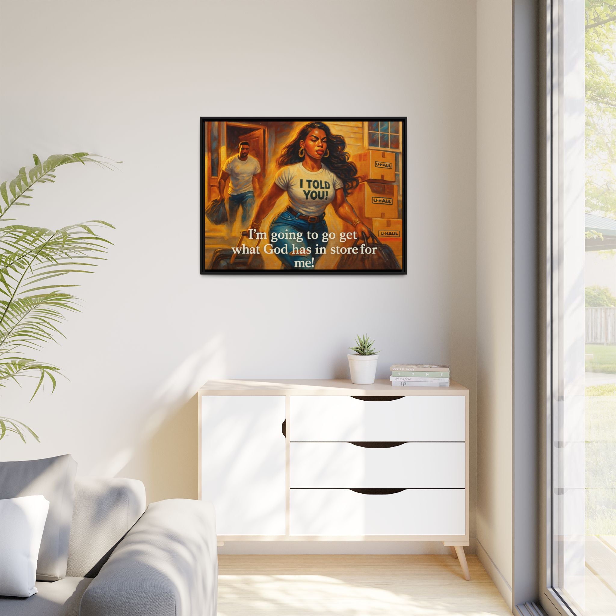 Inspirational Framed Canvas Art - Motivational Wall Decor, Home Office Wall Art, Gift for Her, Uplifting Quote Art, Positive Vibes [...]