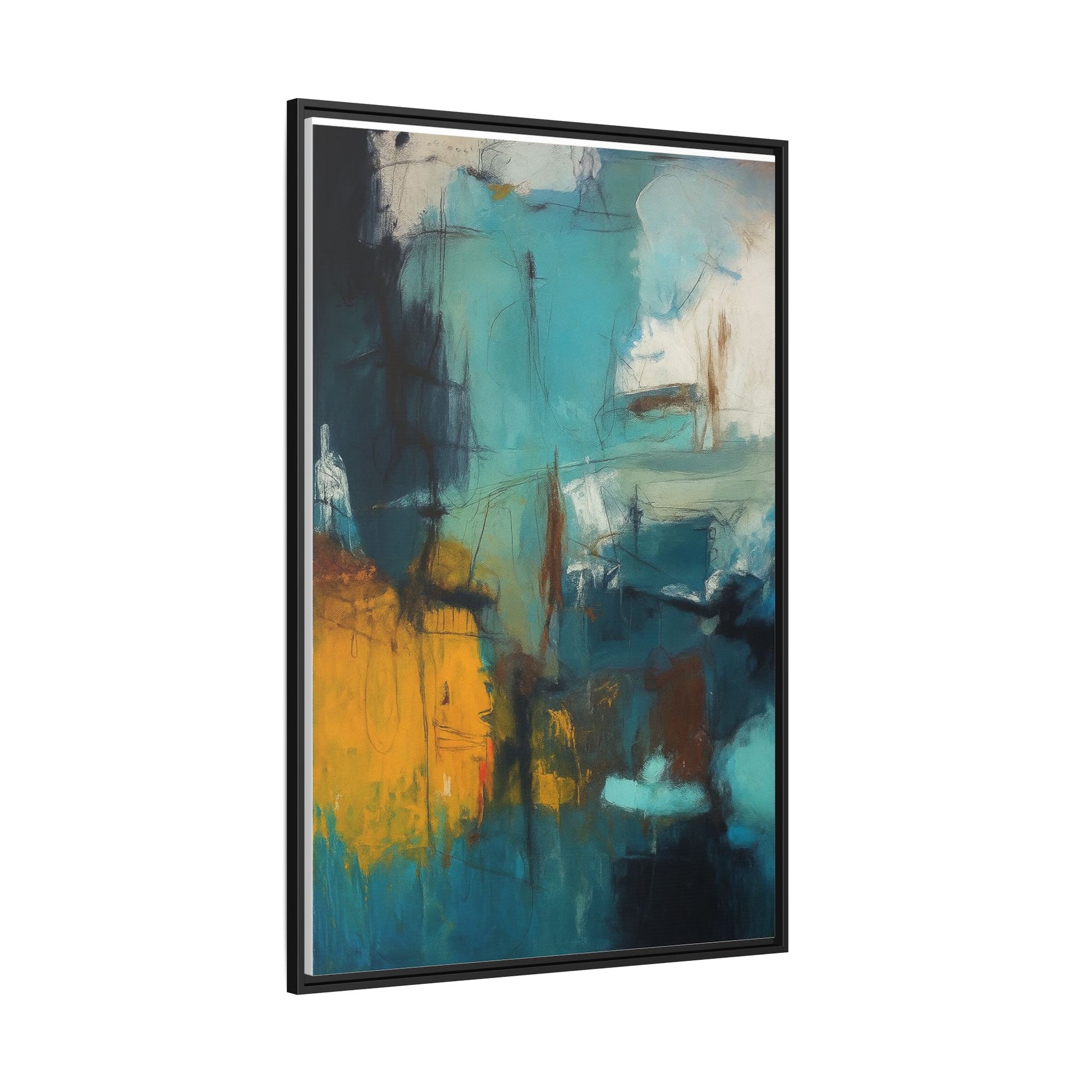 Abstract Blue Gold