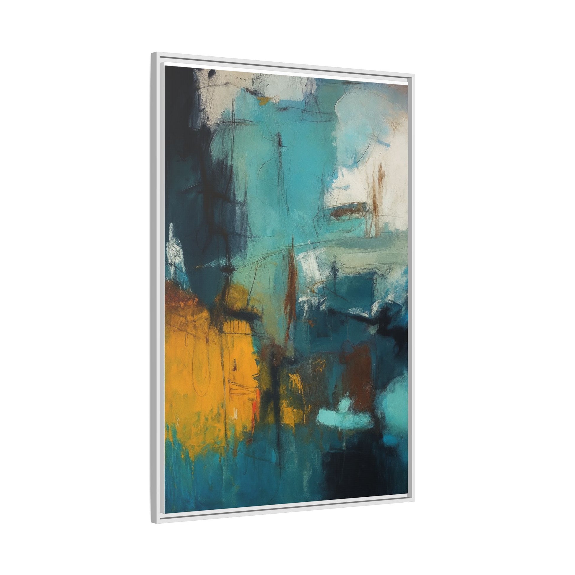 Abstract Blue Gold
