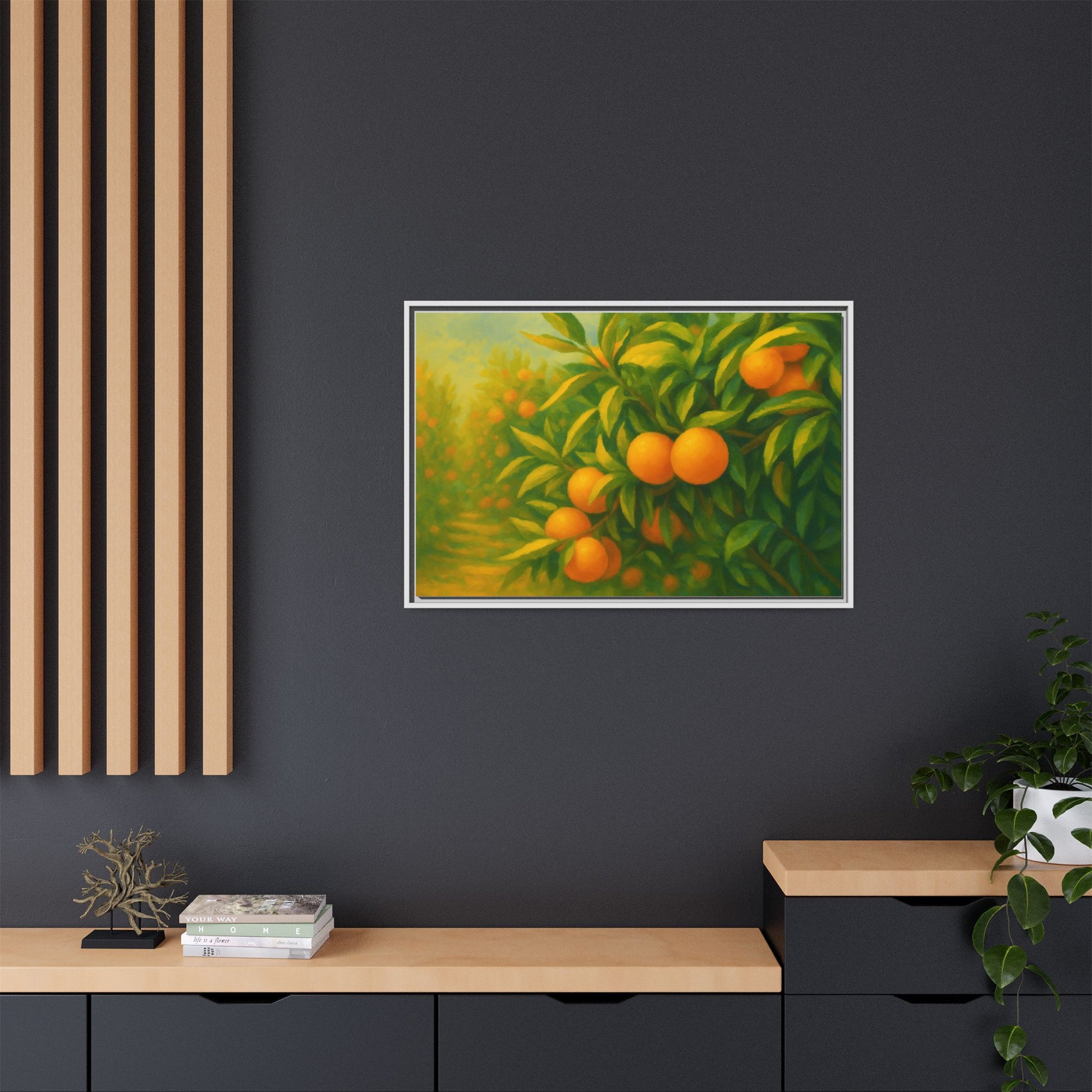 Orange Orchard Field