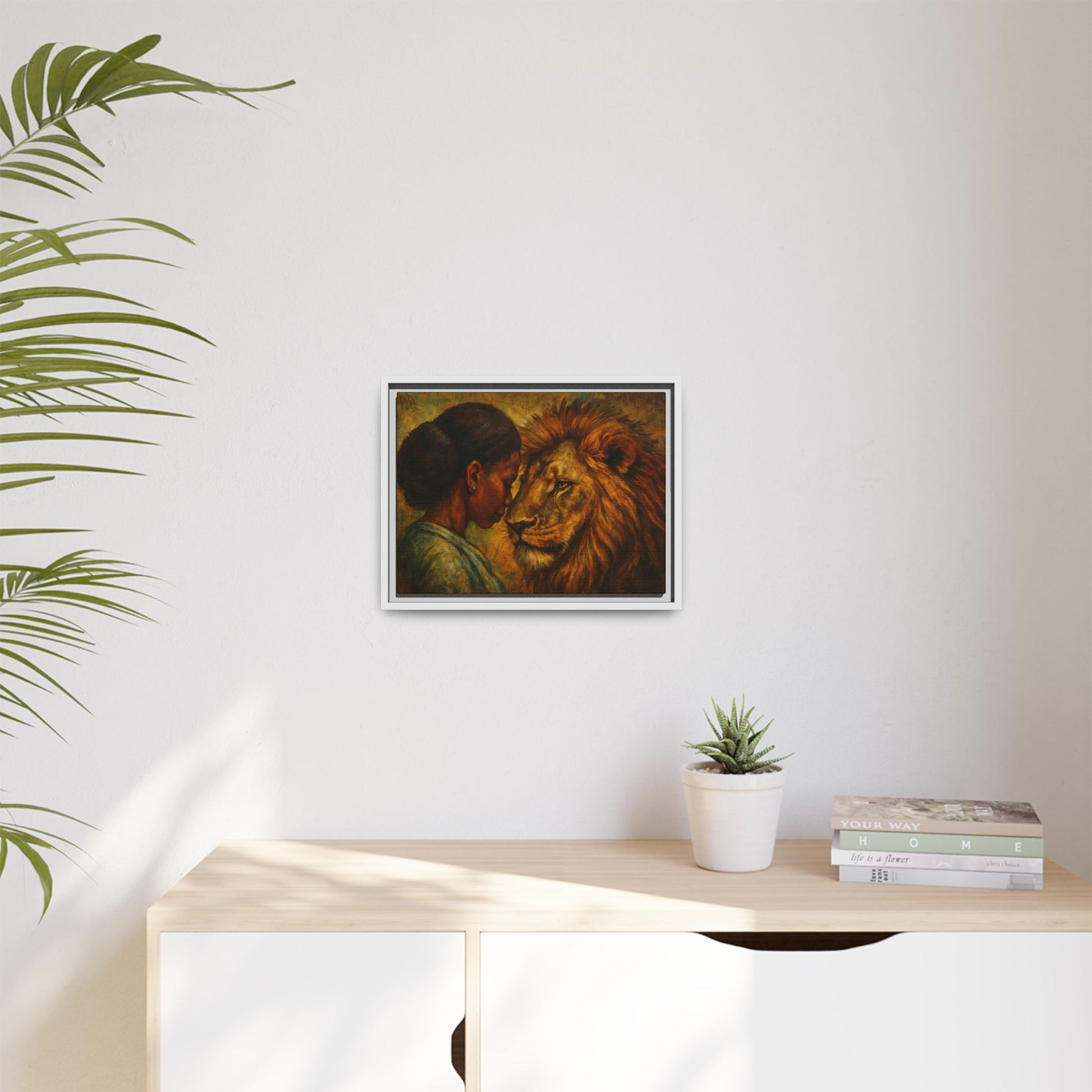 Lion and Woman