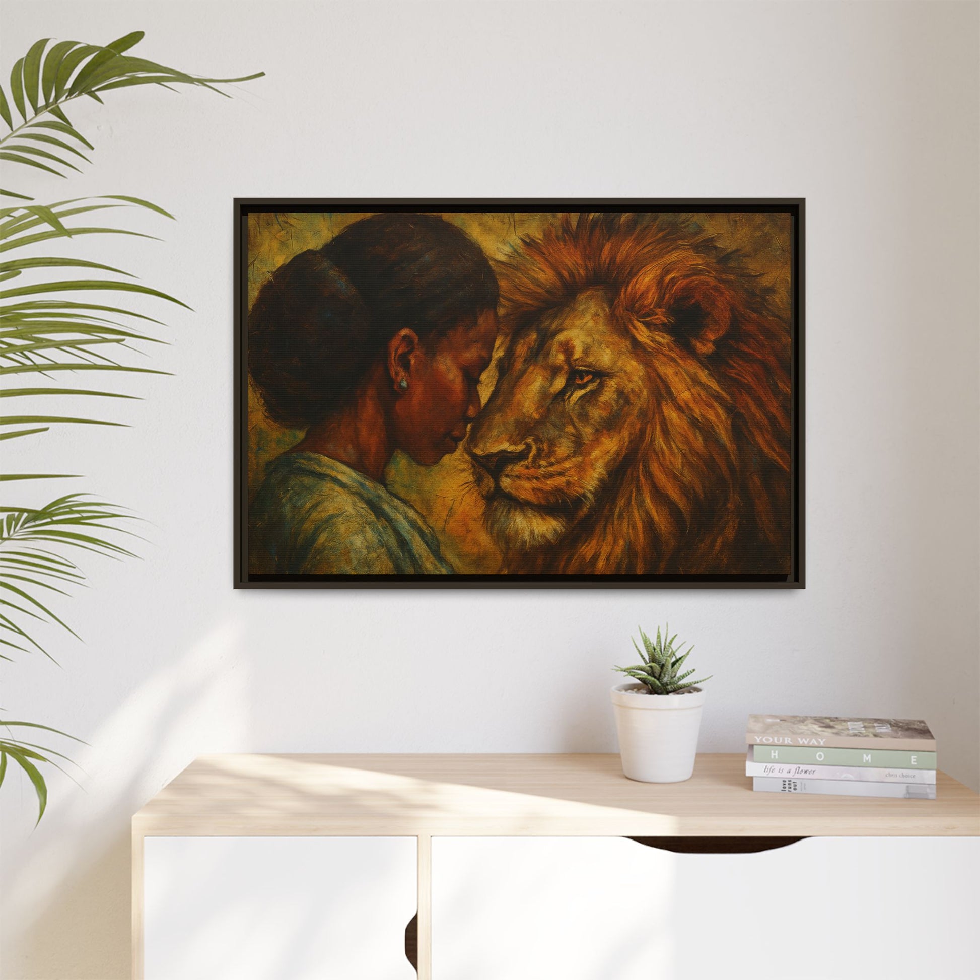 Lion and Woman