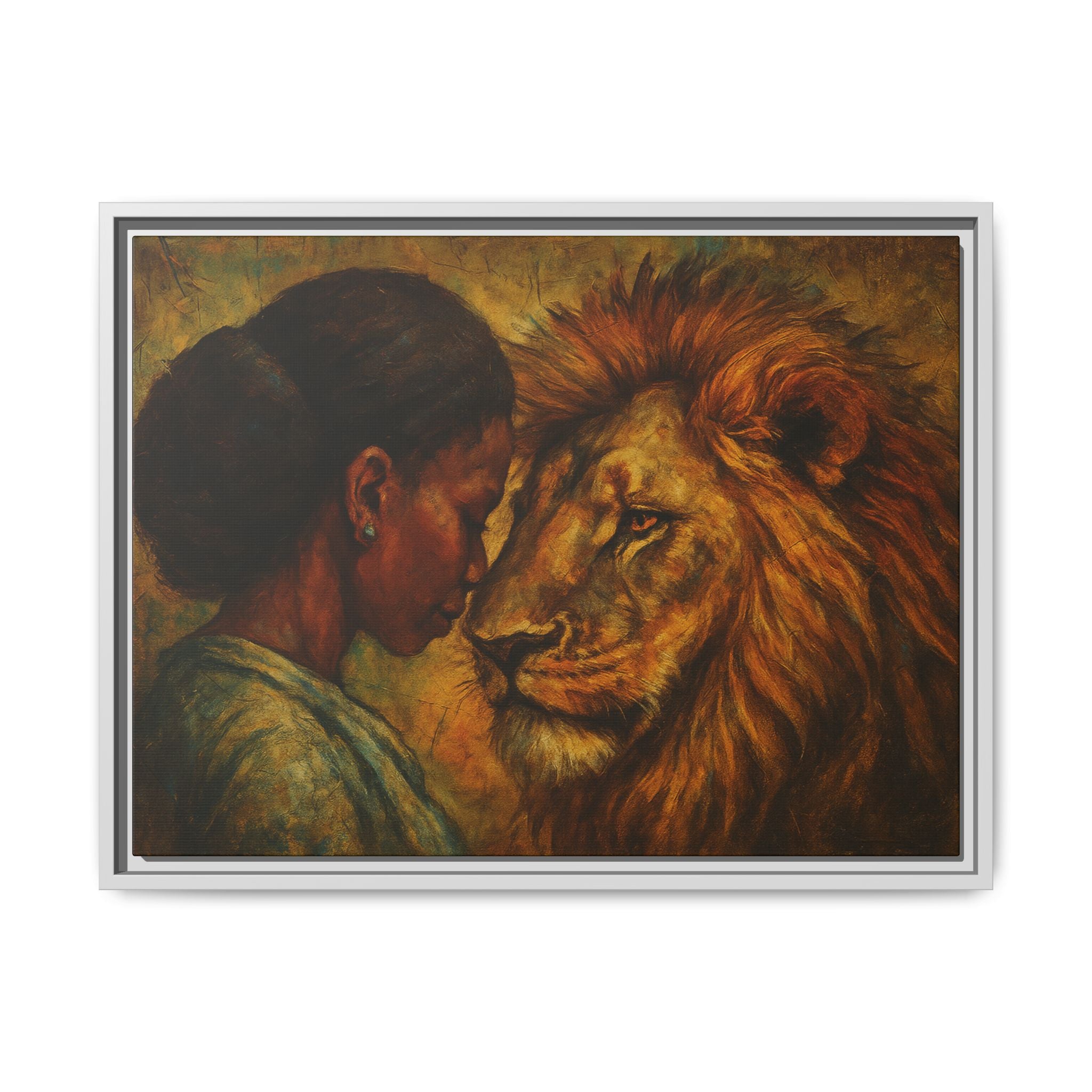 Lion and Woman