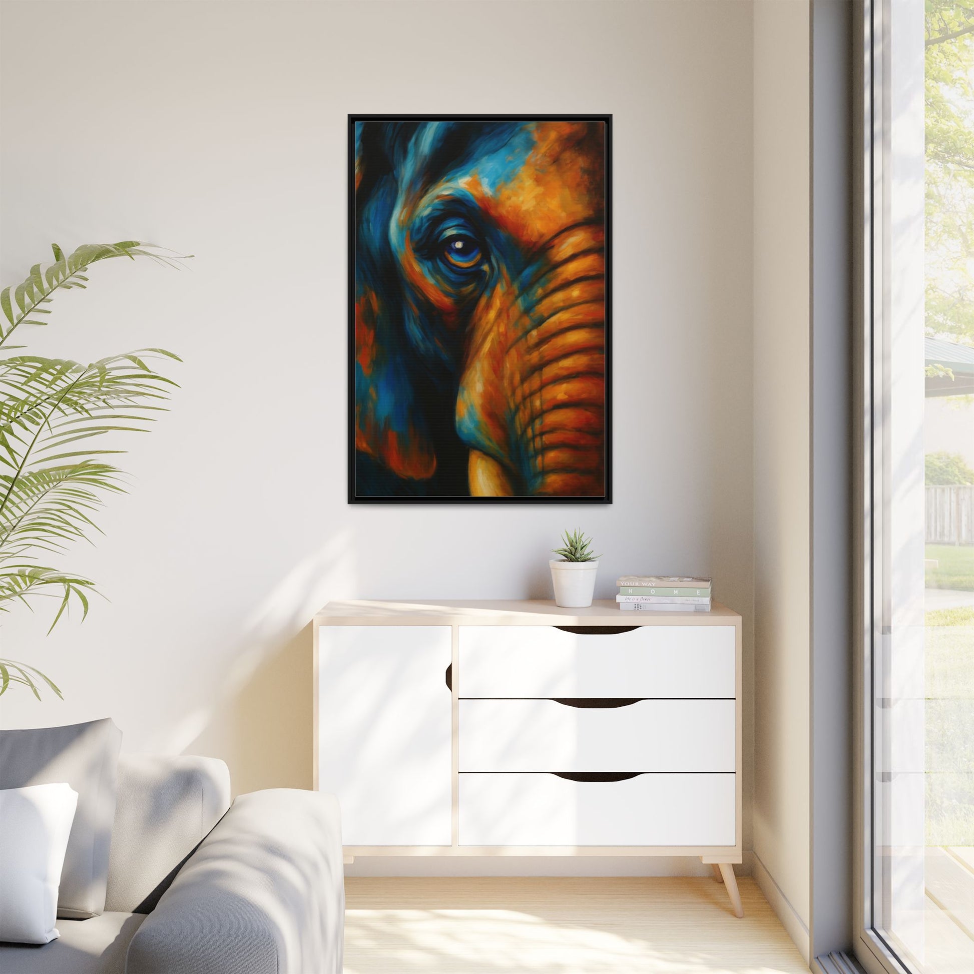 Majestic Elephant Gaze