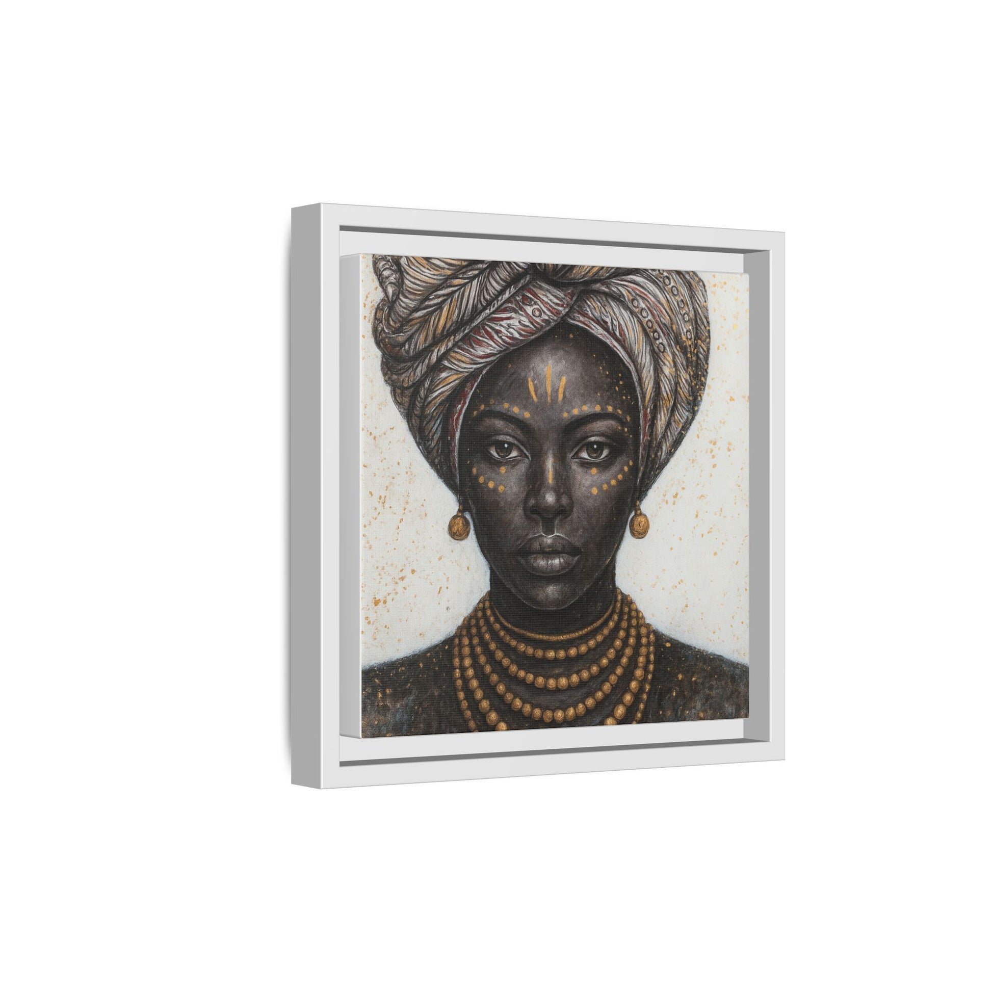 White Artistic African Lady