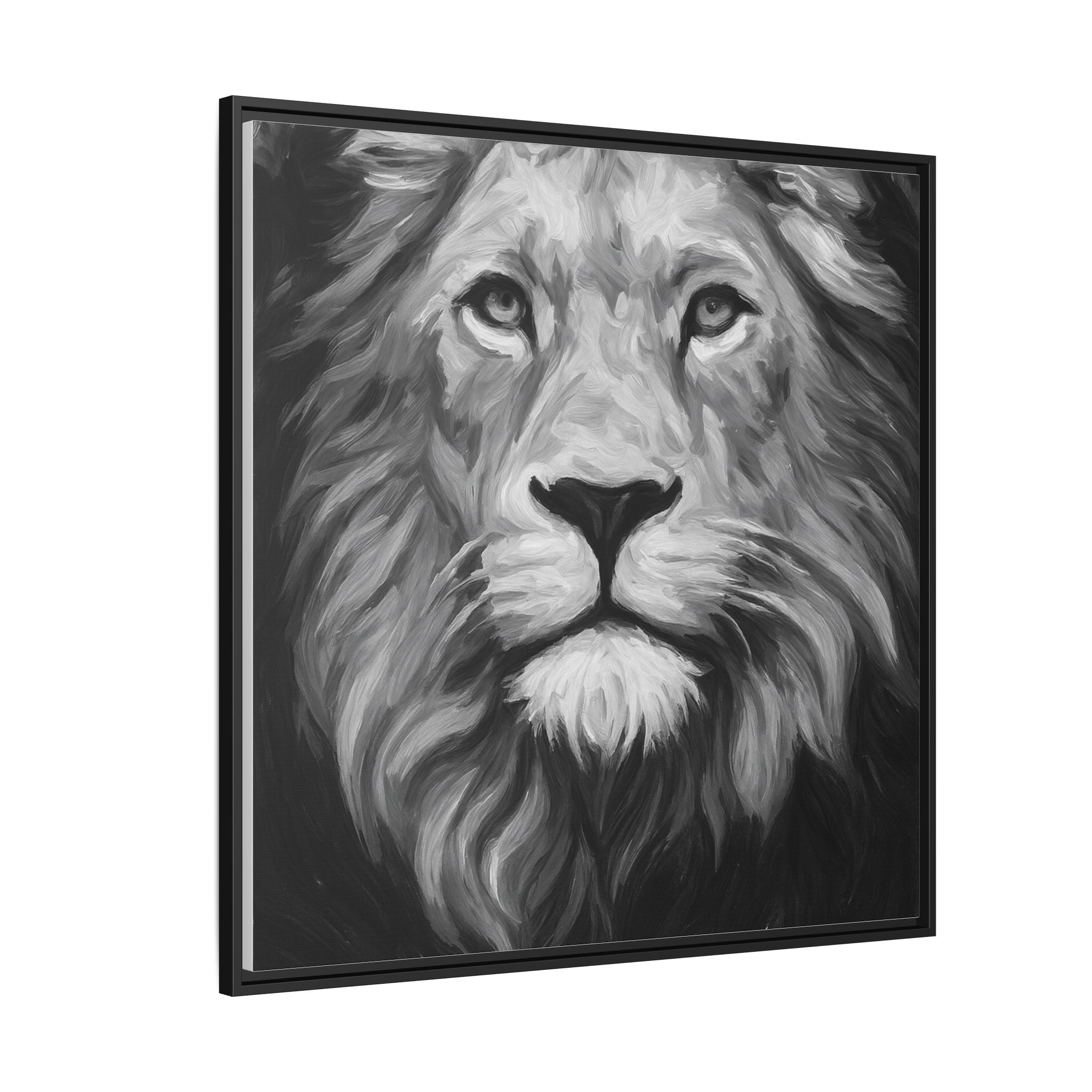 Black and White Lion 1