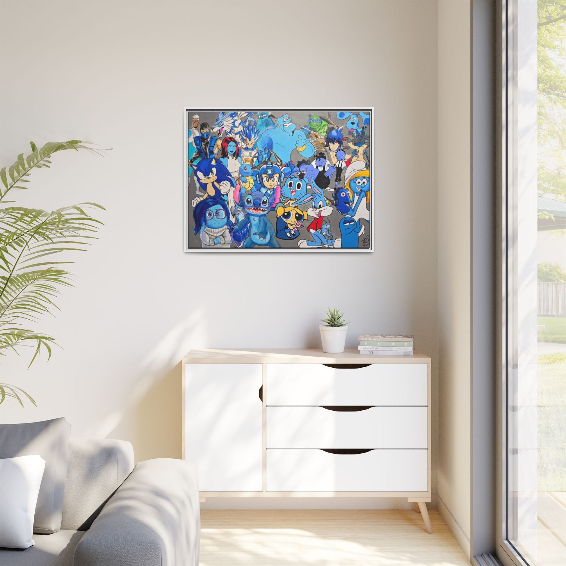 Blue Characters