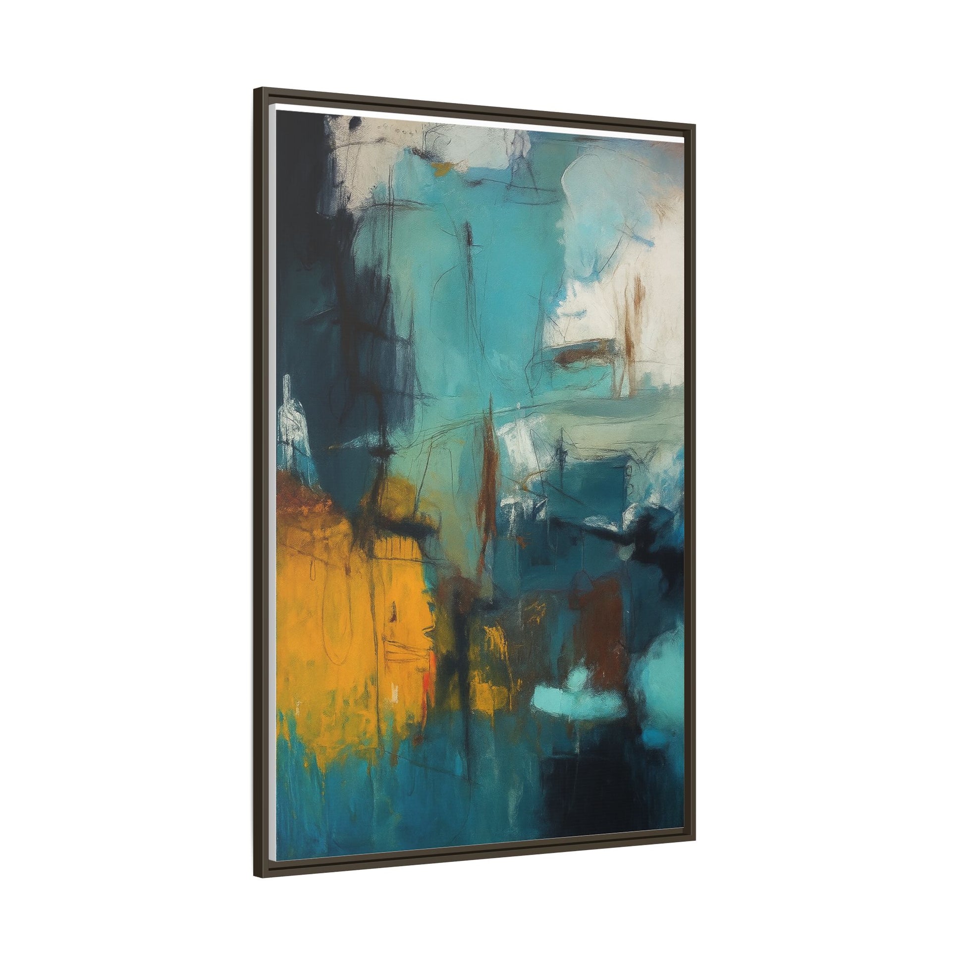 Abstract Blue Gold