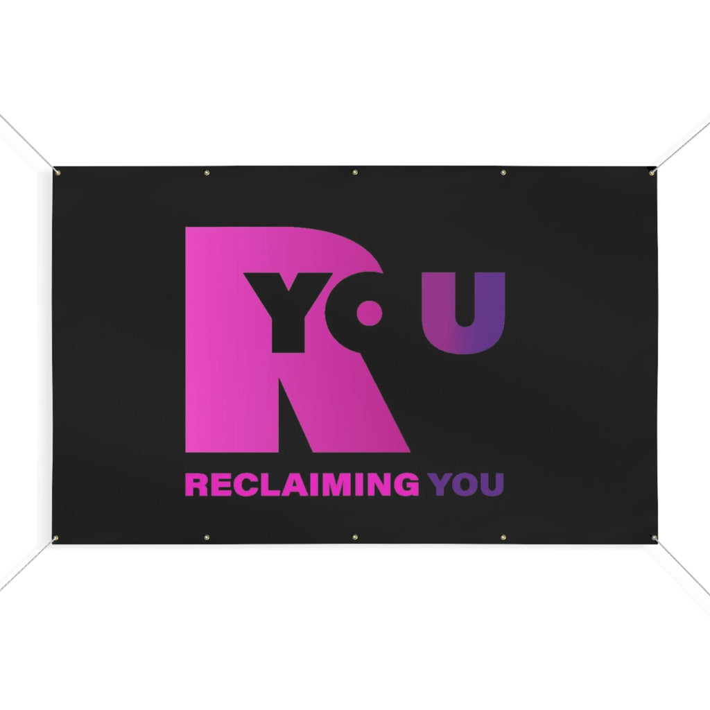Reclaiming You Matte Banner, Empowerment Sign, Motivational Wall Decor, Event Decoration, Inspirational Banner, Personal Growth