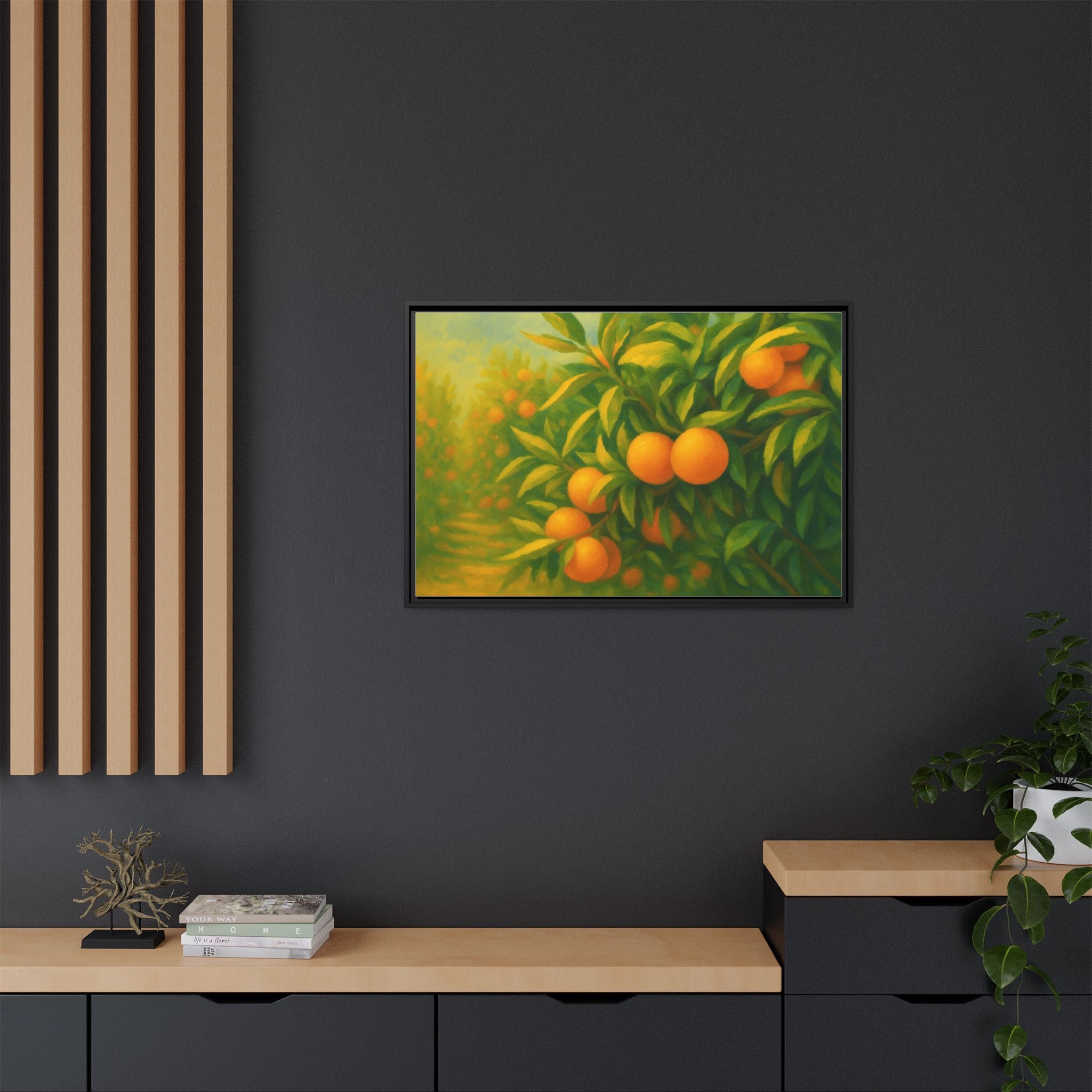 Orange Orchard Field