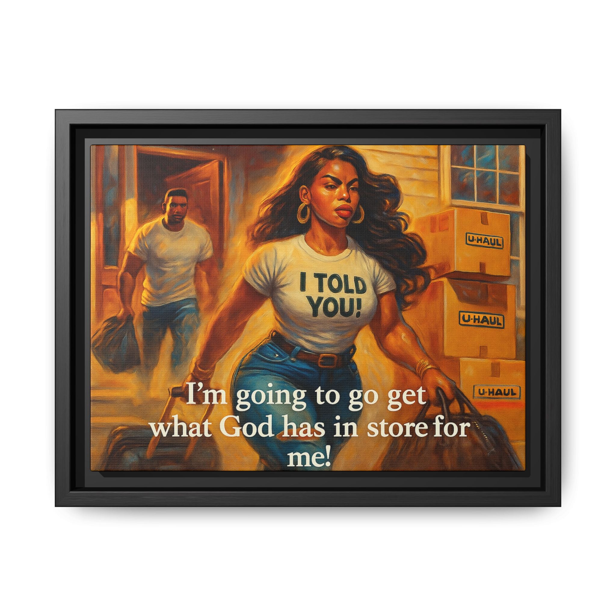 Inspirational Framed Canvas Art - Motivational Wall Decor, Home Office Wall Art, Gift for Her, Uplifting Quote Art, Positive Vibes [...]