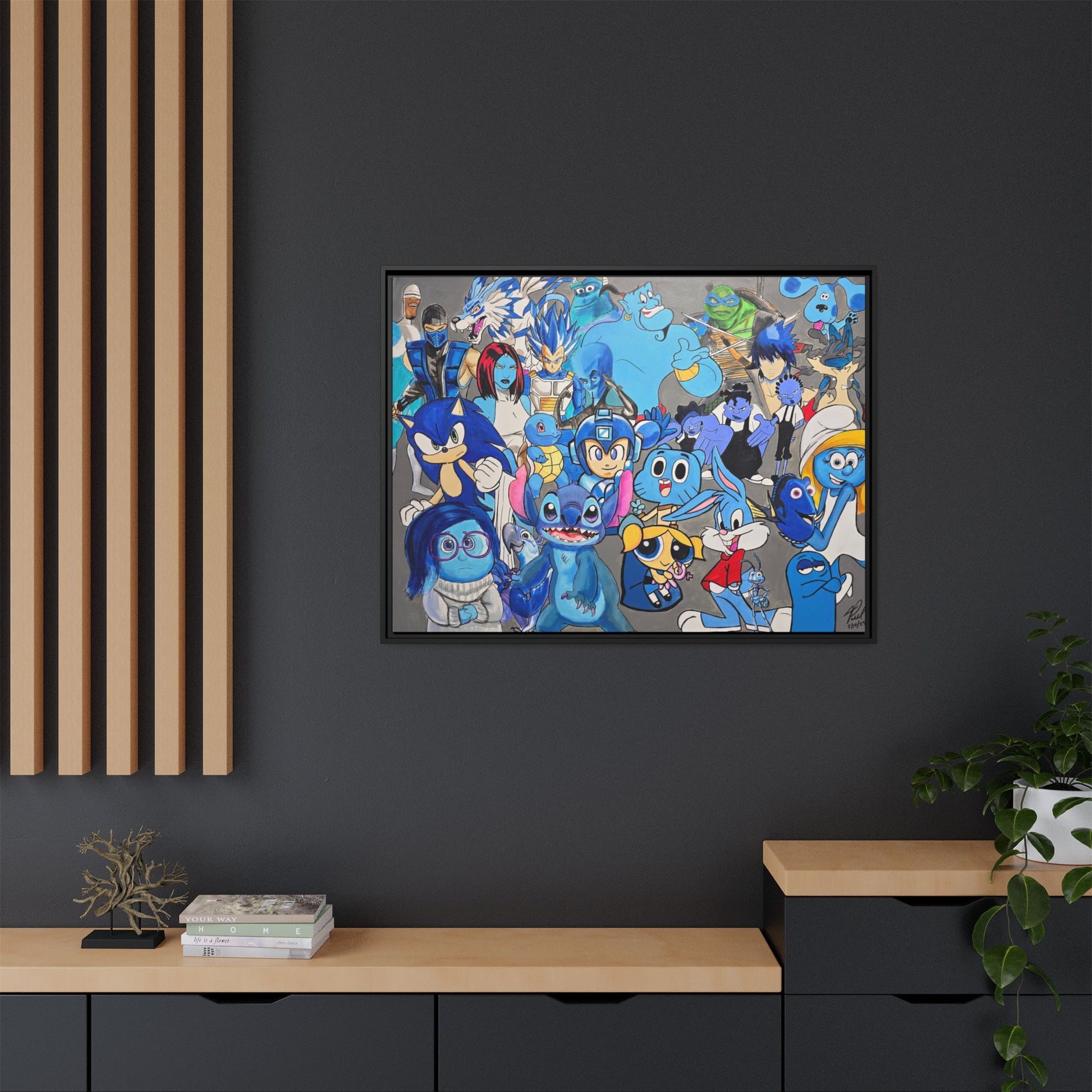 Blue Characters
