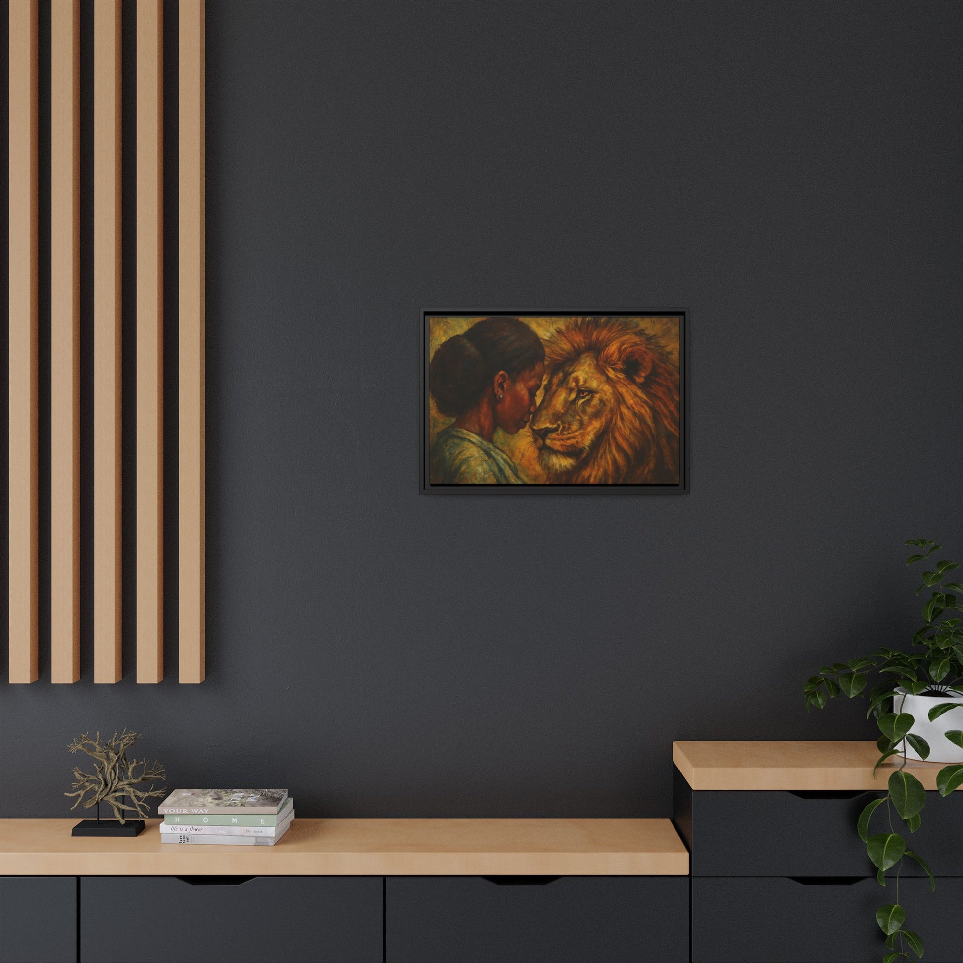 Lion and Woman