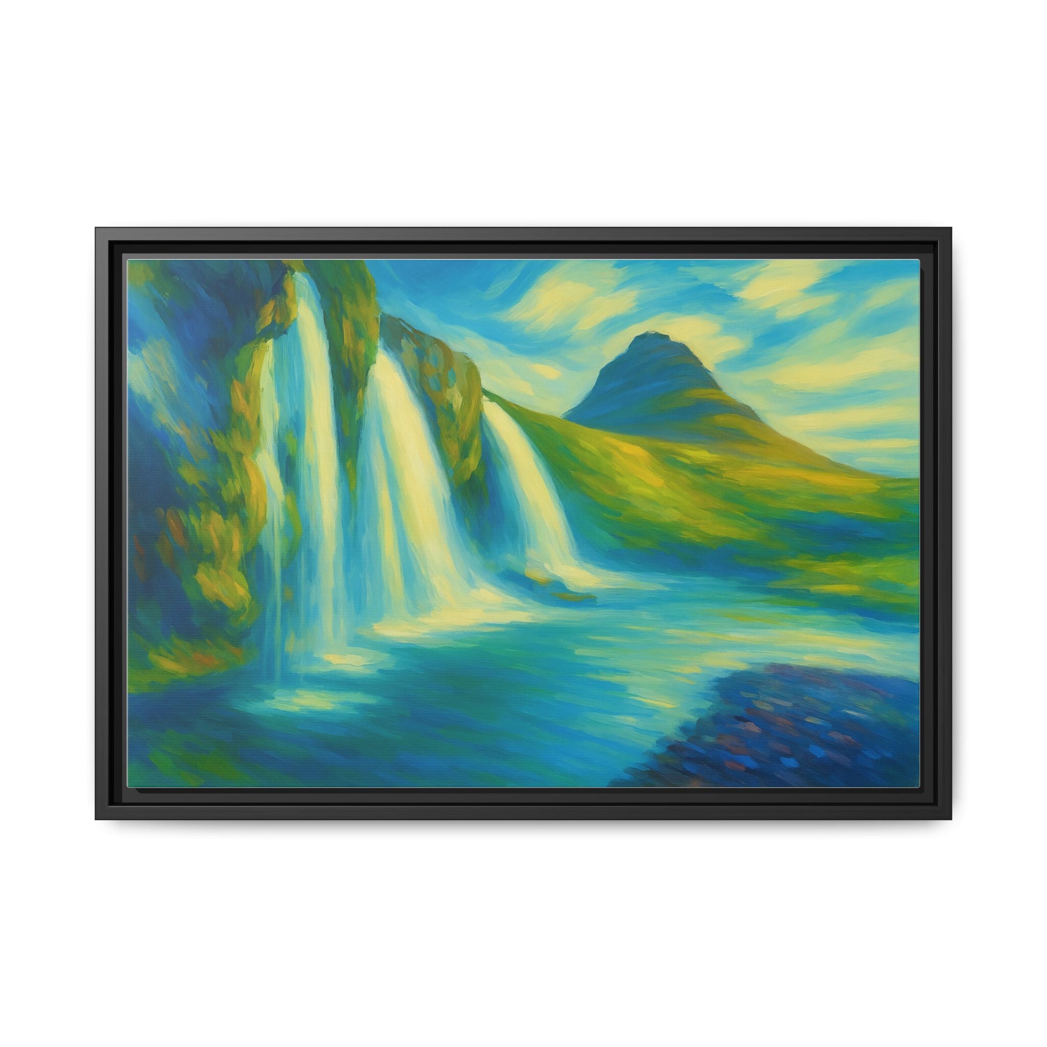 Waterfall Green Landscape