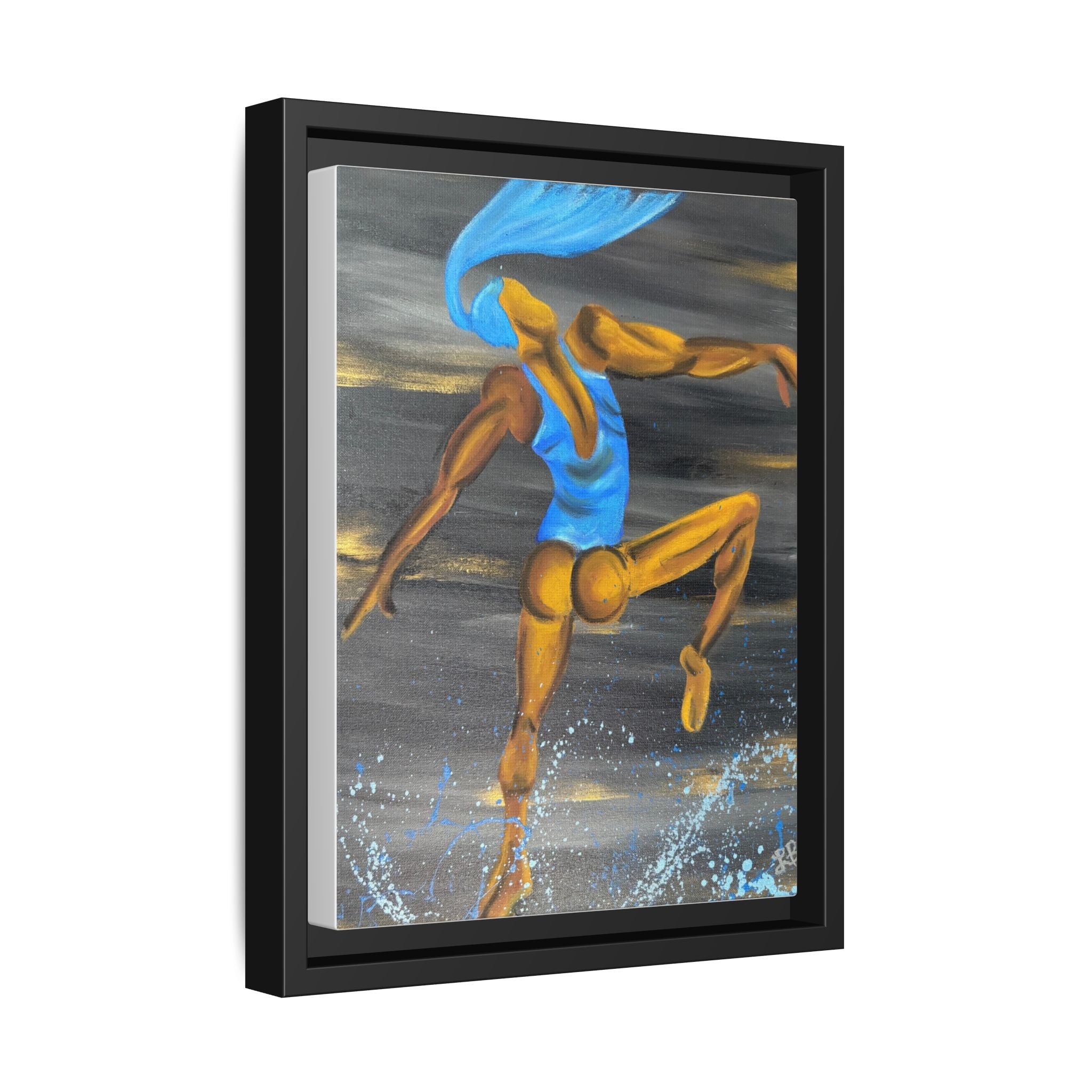 Dynamic Blue Dancing