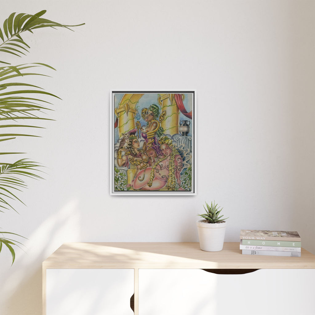 Canvas Art Print - Many Faces